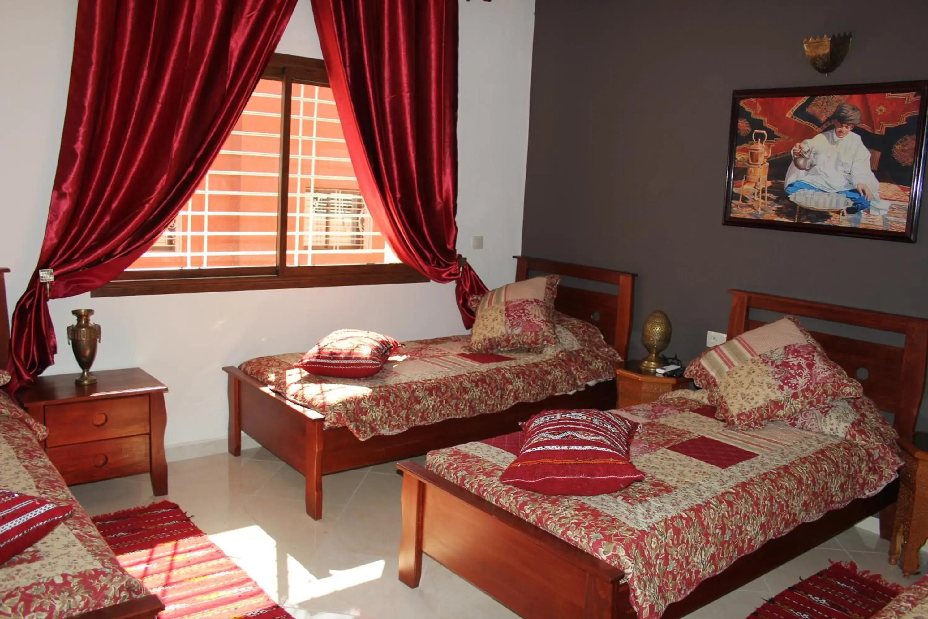 Twin Room with Garden View in Riad Mimosa Twin Room with Garden View in Riad Mimosa