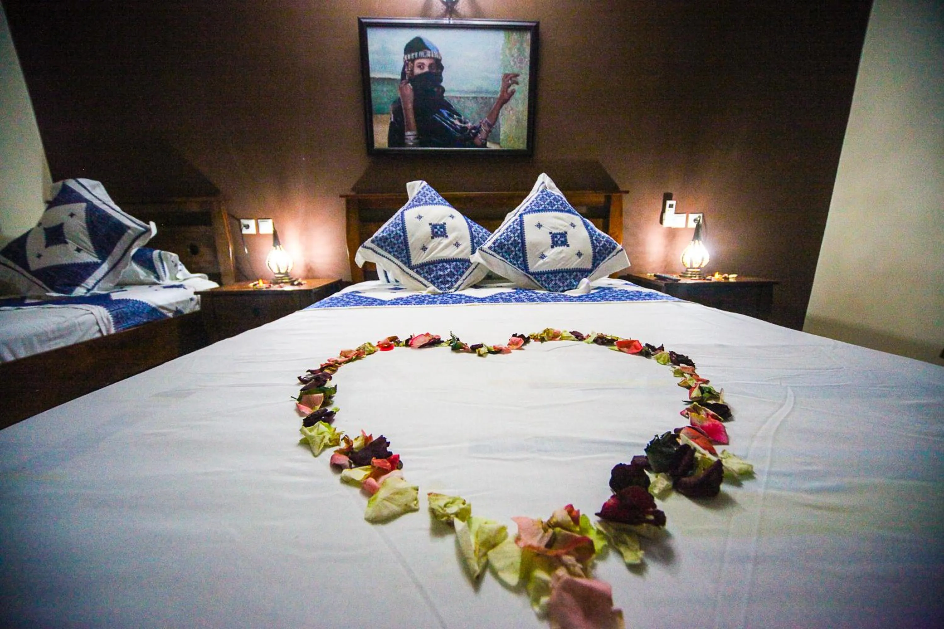 Bedroom, Bed in Riad Mimosa