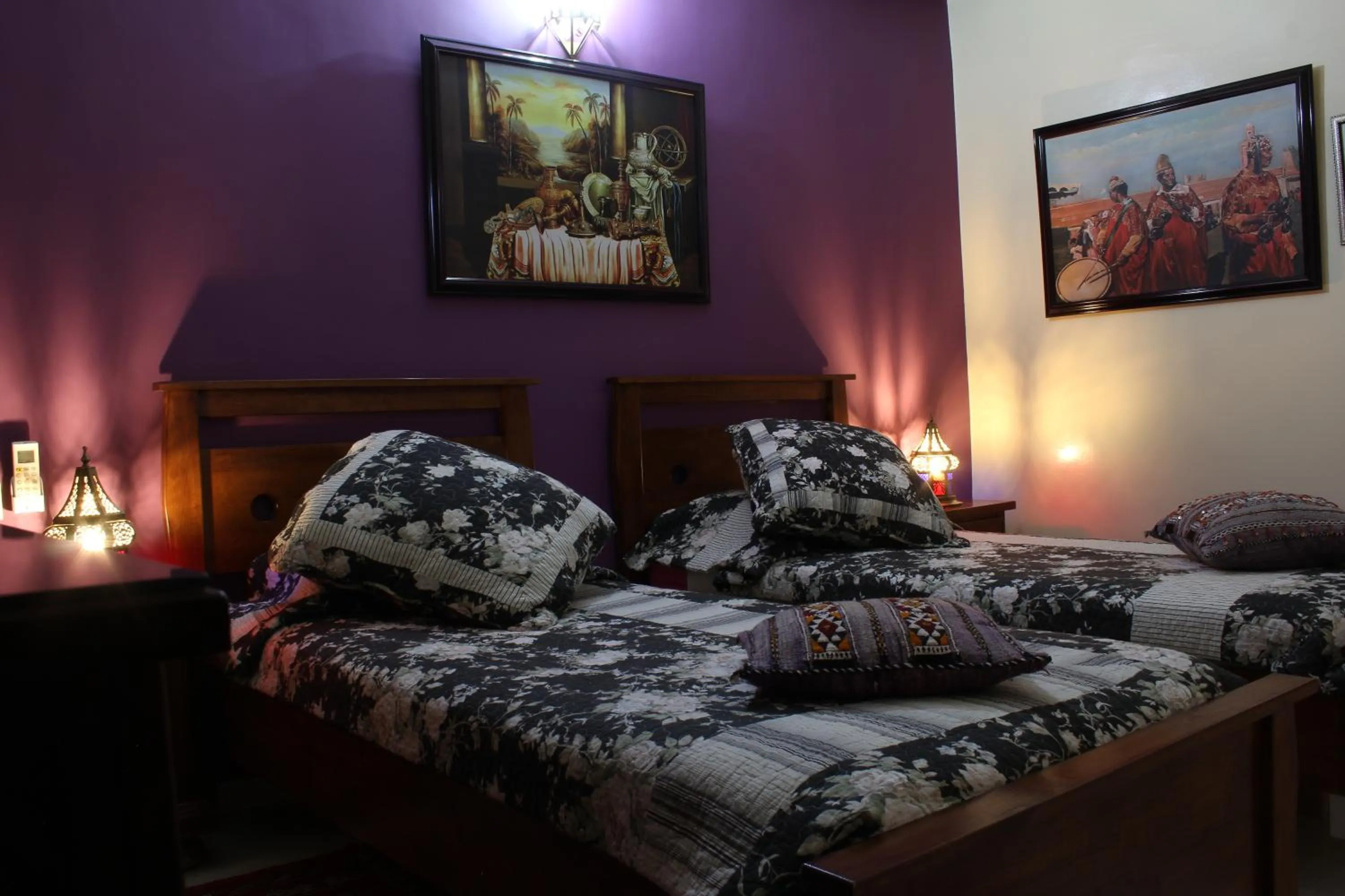 Bedroom, Bed in Riad Mimosa