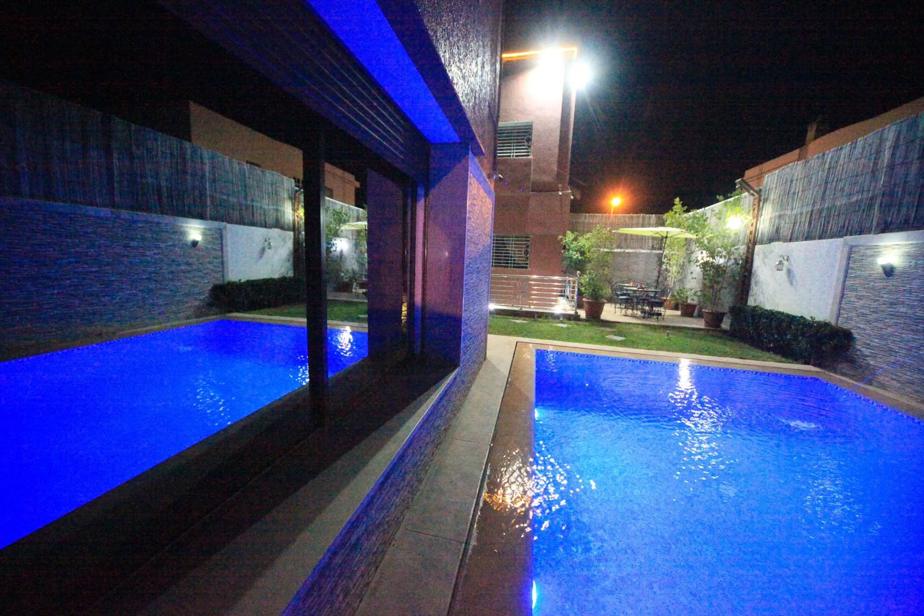 Pool view in Riad Mimosa