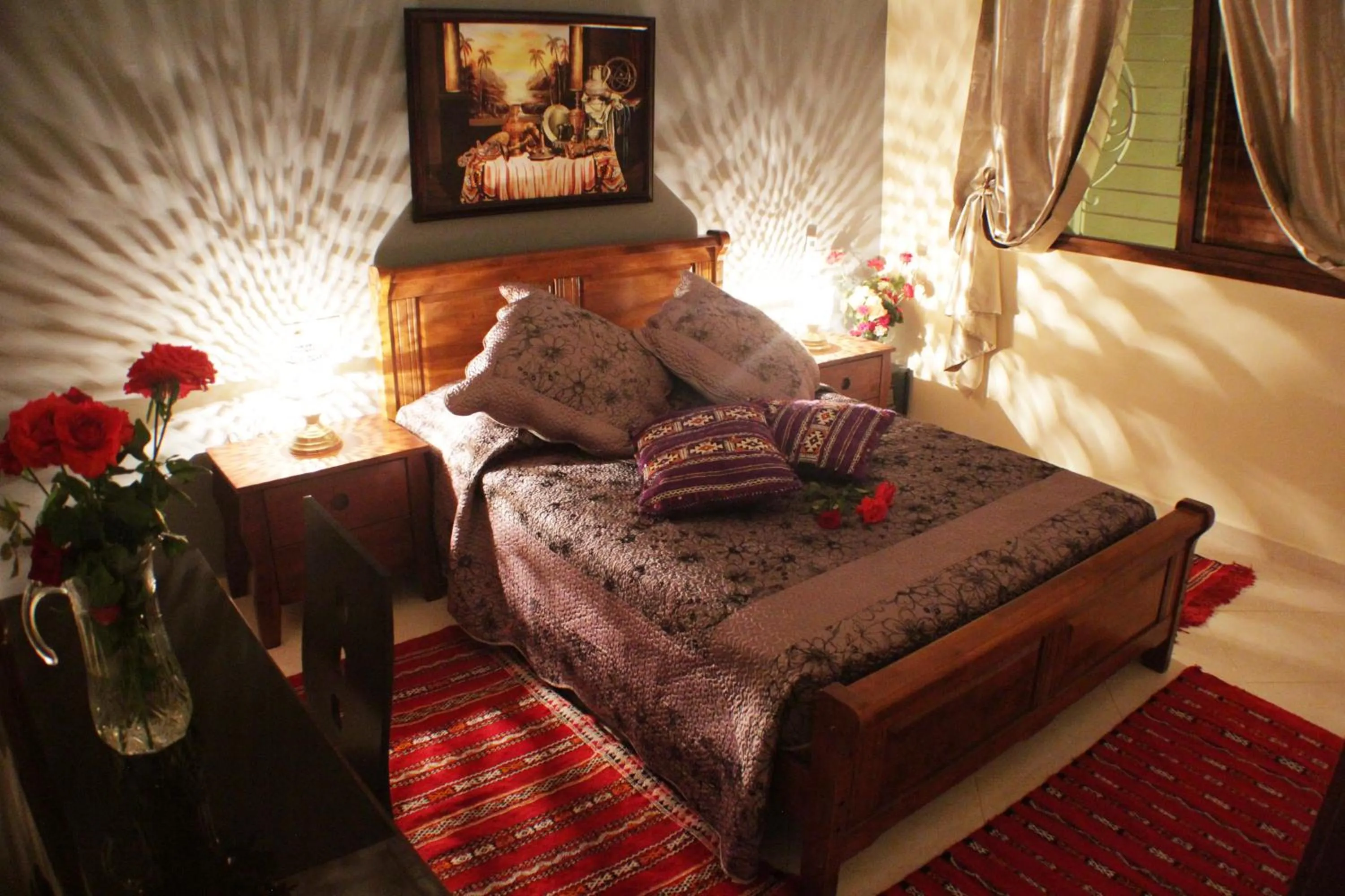 Photo of the whole room, Bed in Riad Mimosa