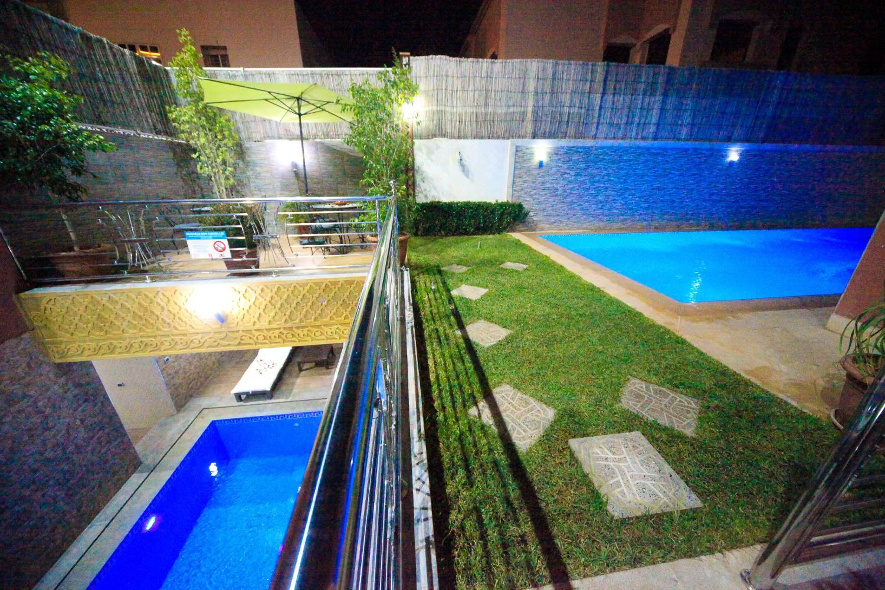 Pool view in Riad Mimosa
