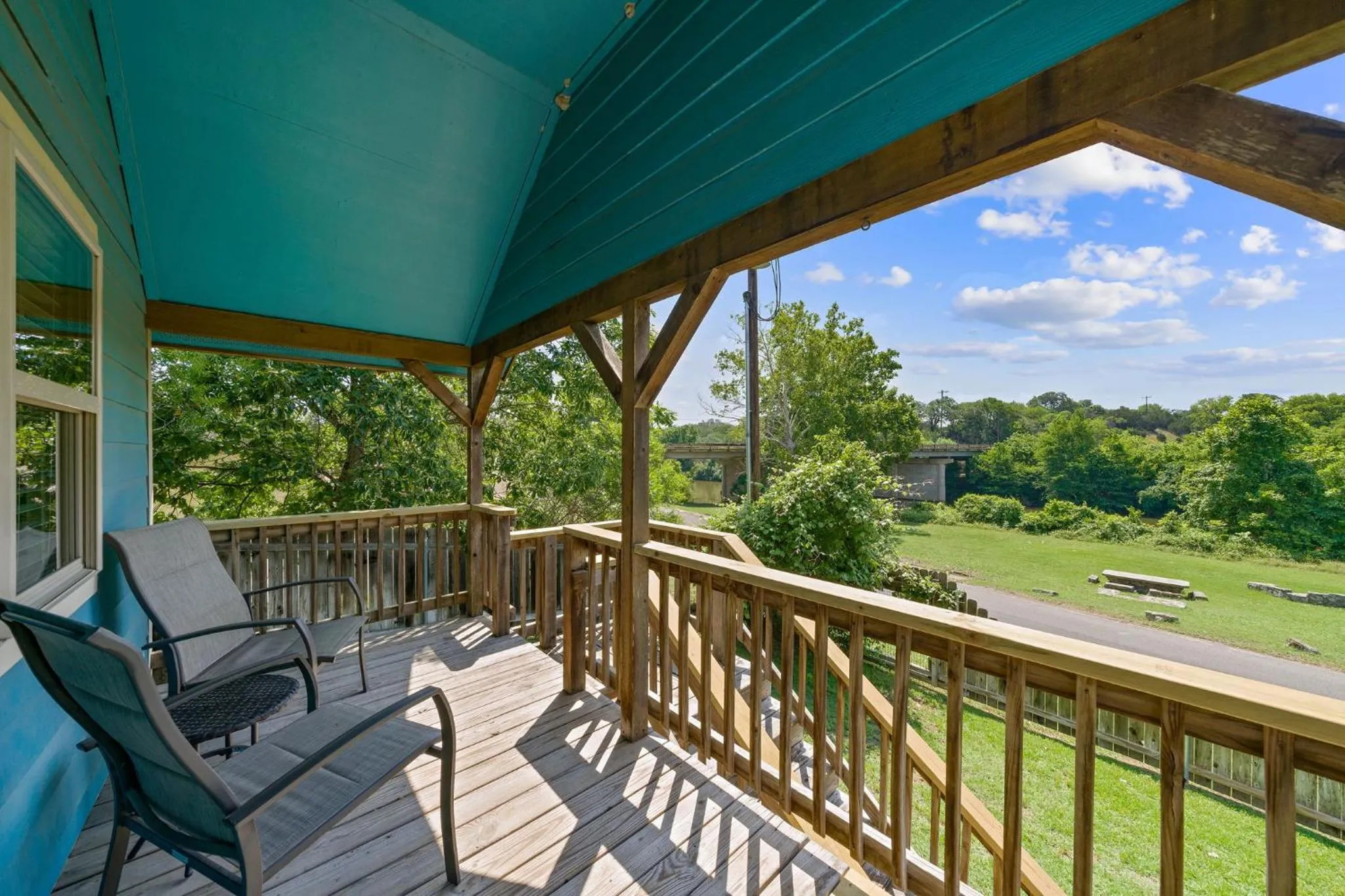 View (from property/room) in Blanco Riverside Cottages