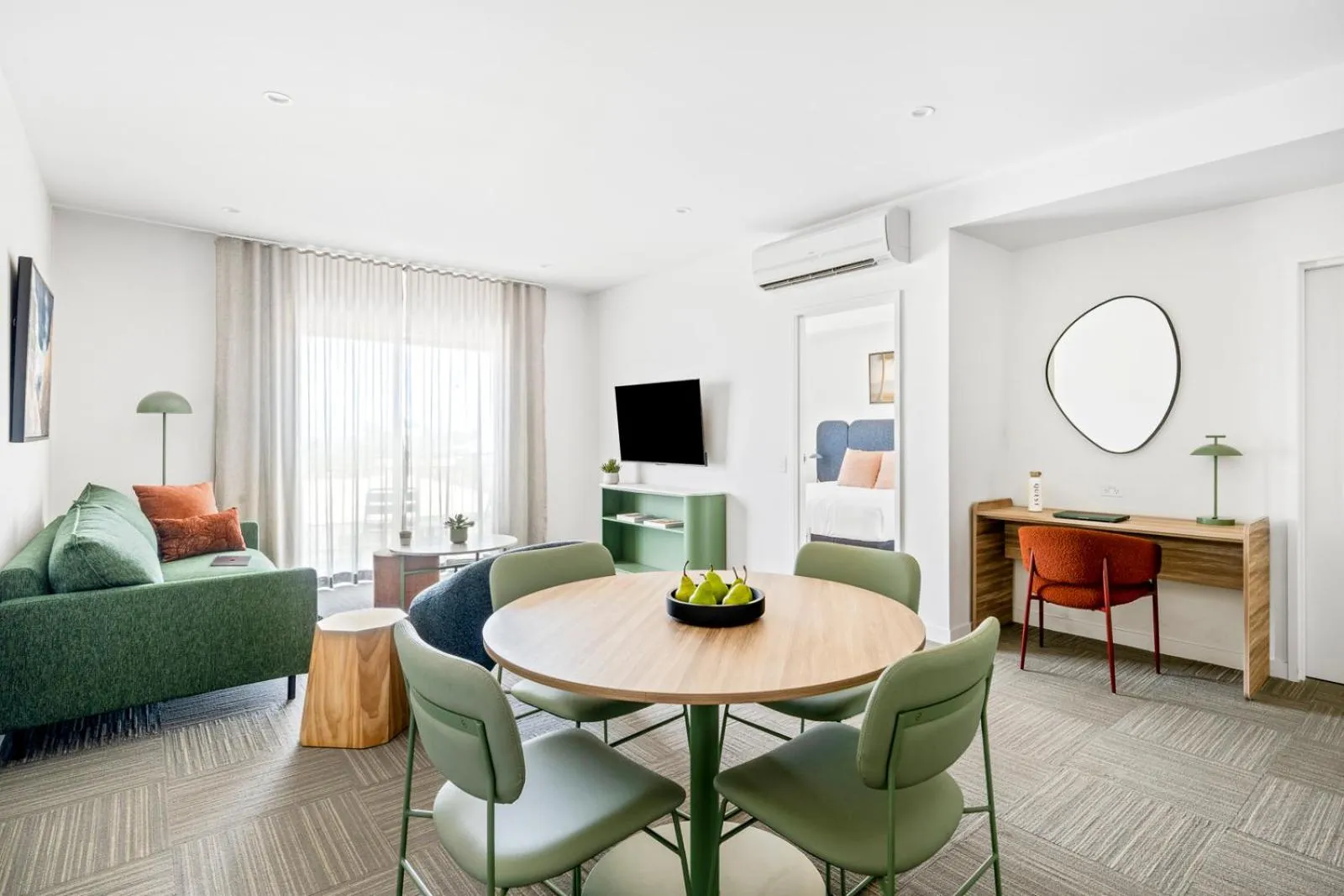 Living room in Quest Townsville on Eyre