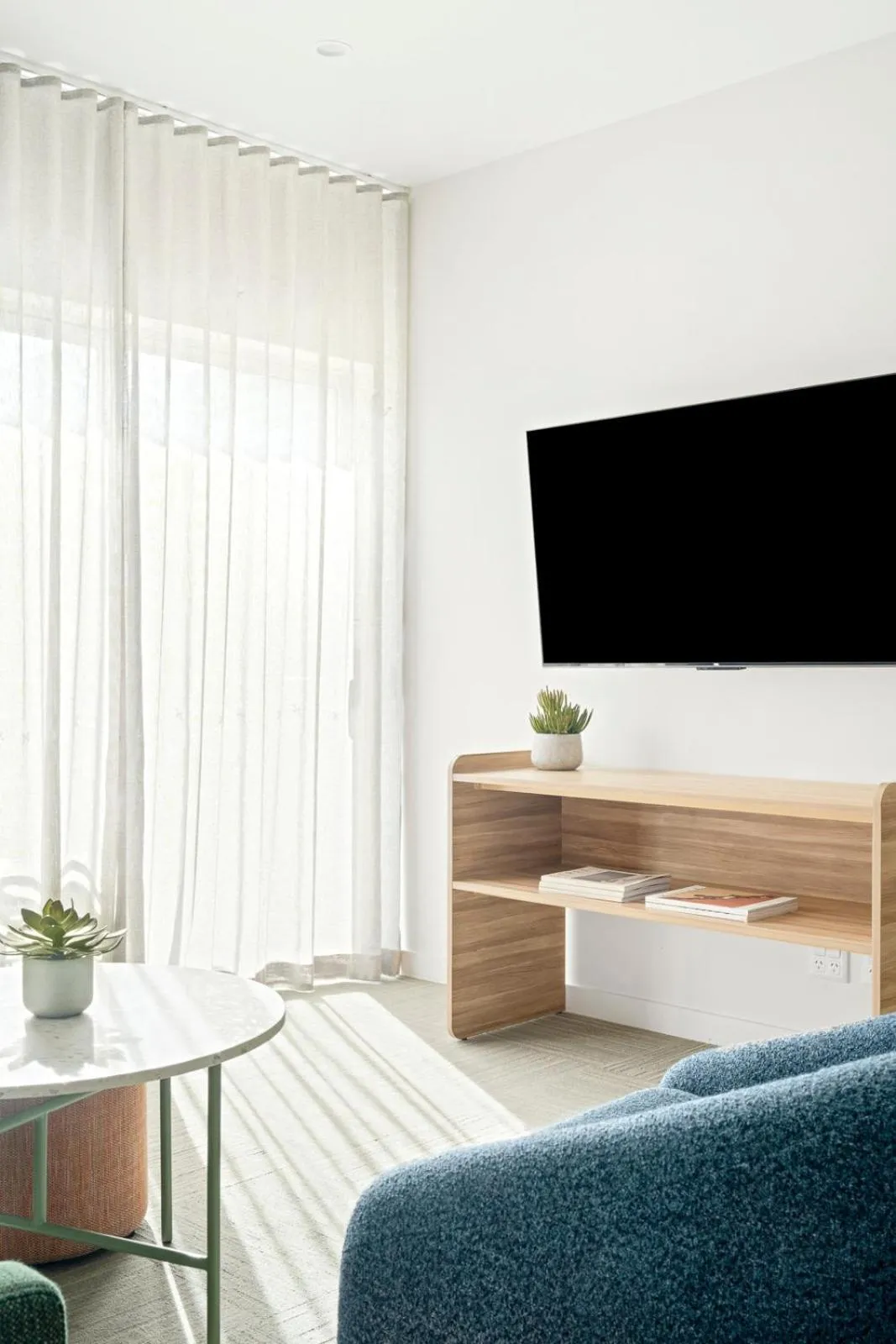 Living room in Quest Townsville on Eyre