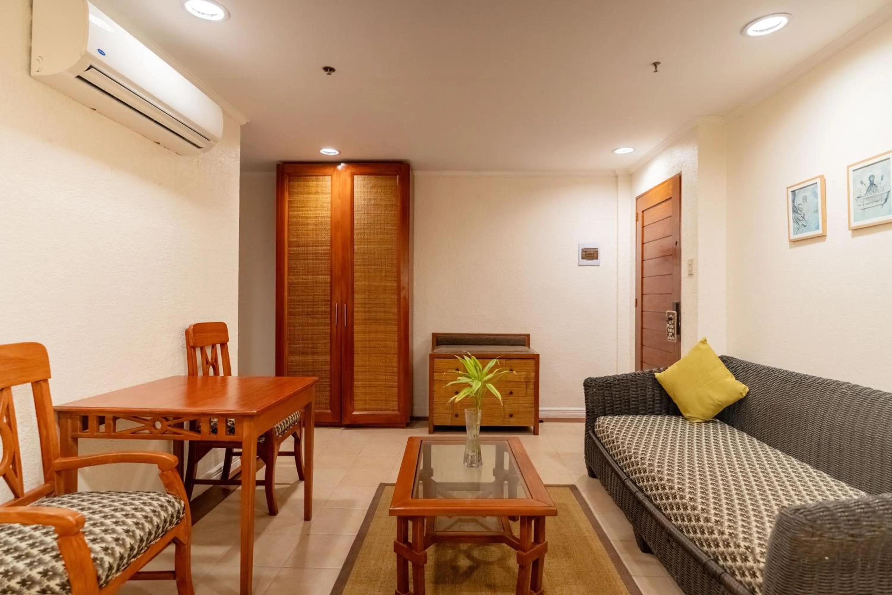Seating area in Le Soleil de Boracay Hotel