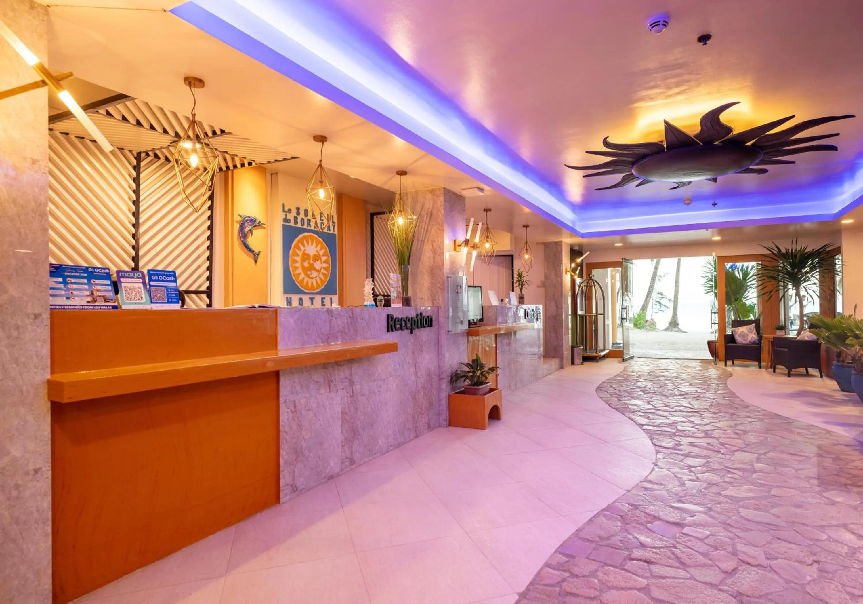 Lobby or reception in Le Soleil de Boracay Hotel