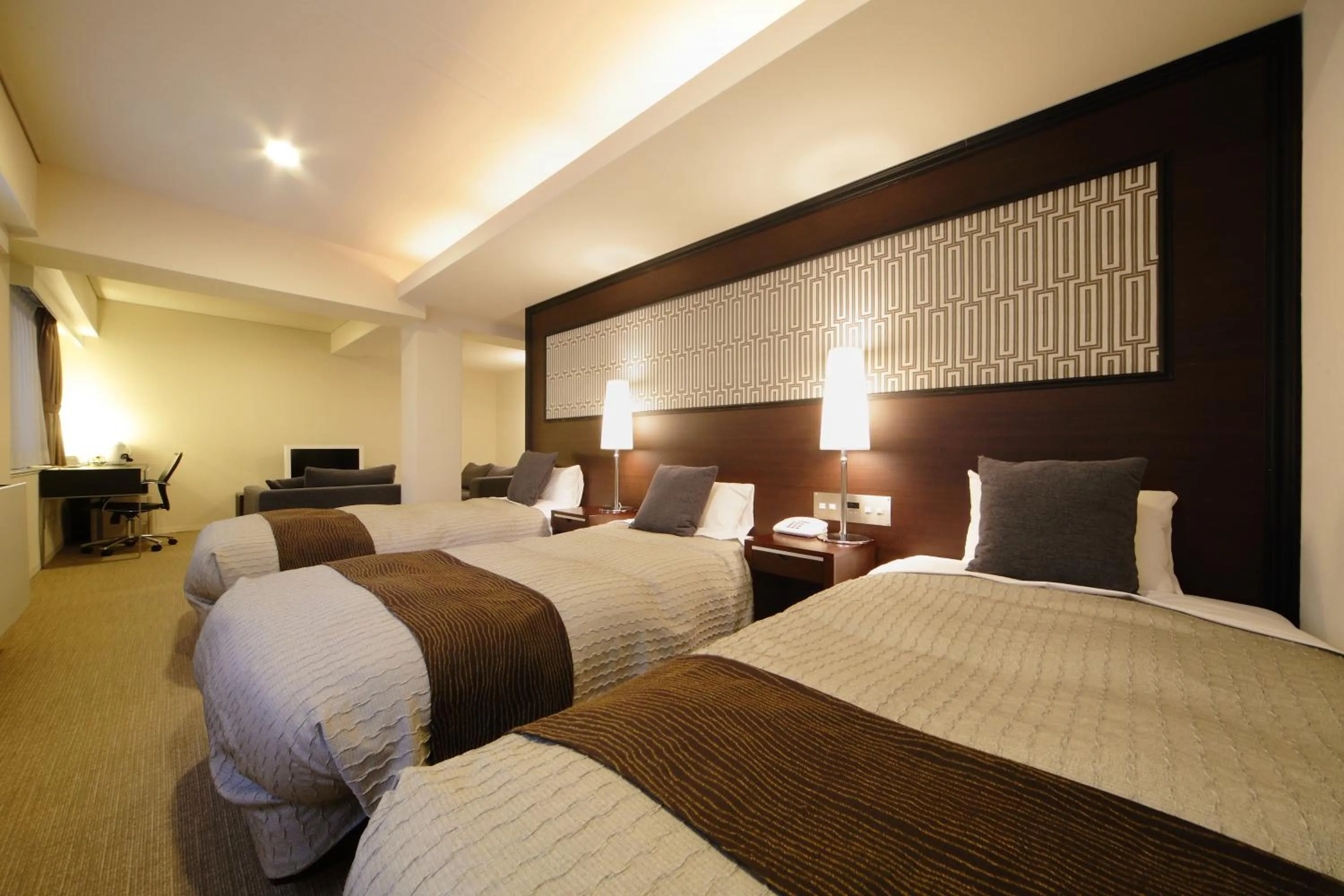 Photo of the whole room, Bed in Grand Park Hotel EX Fukushimaebisu