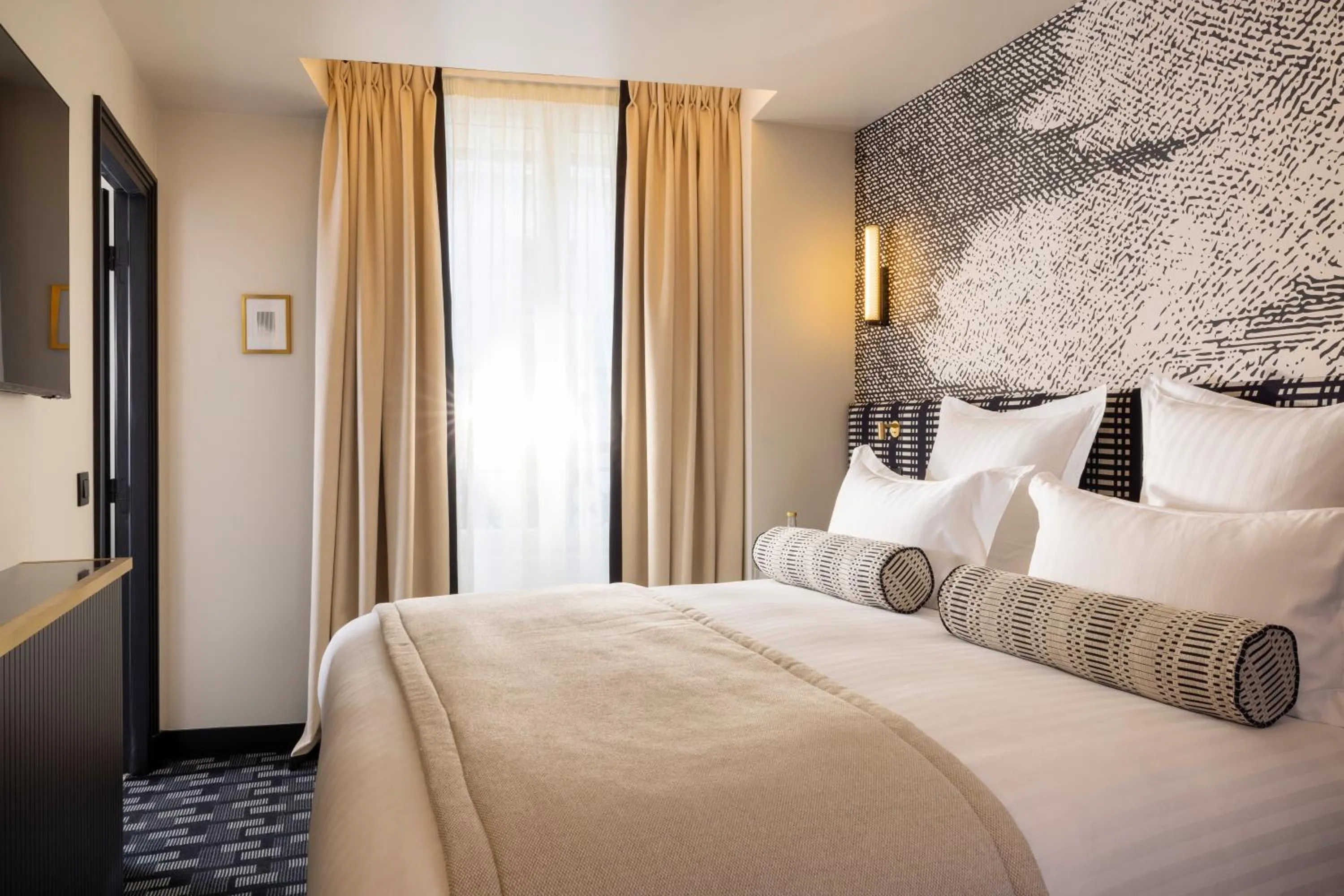 Bed in Hôtel Filigrane & Spa