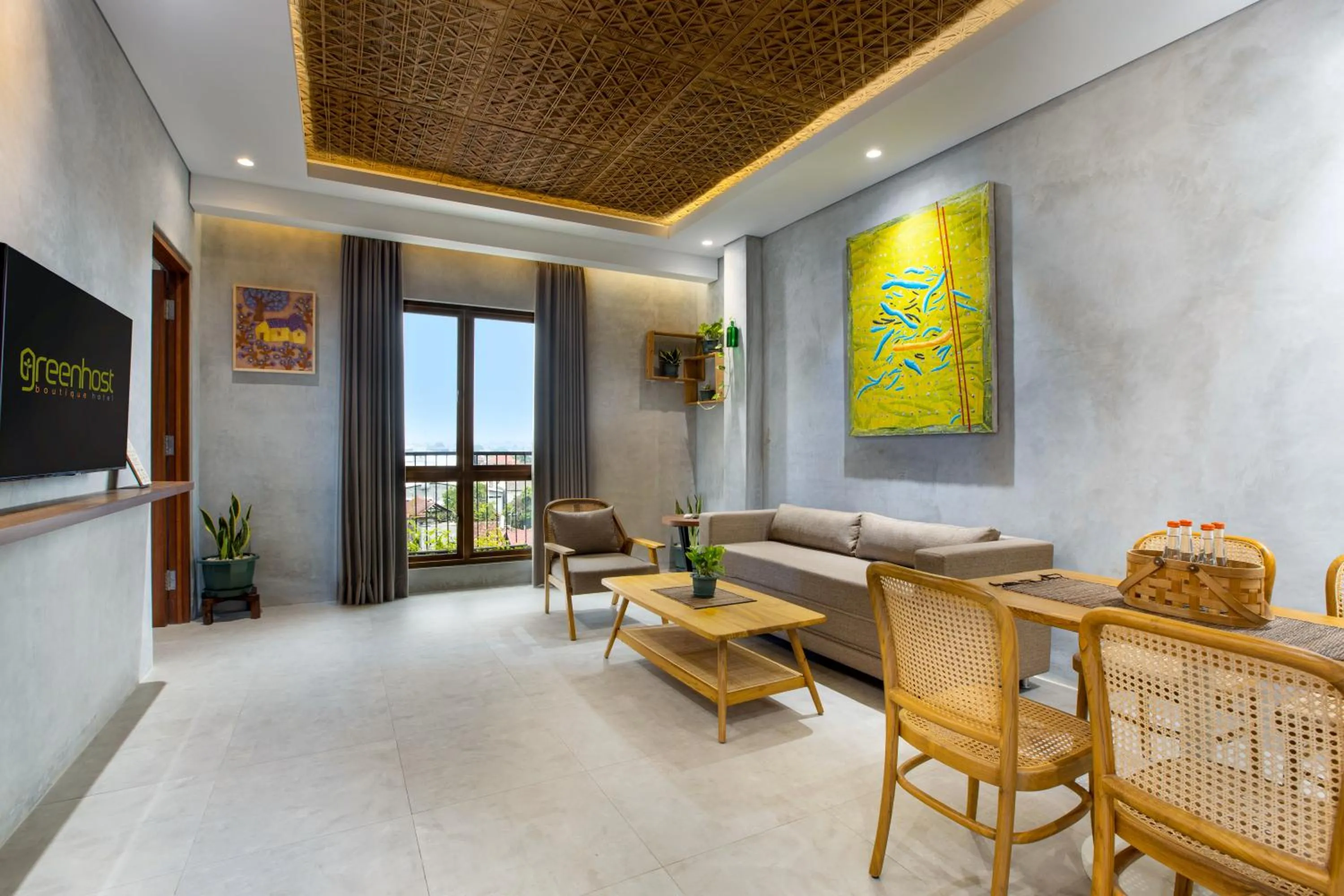 Living room in Greenhost Boutique Hotel Prawirotaman