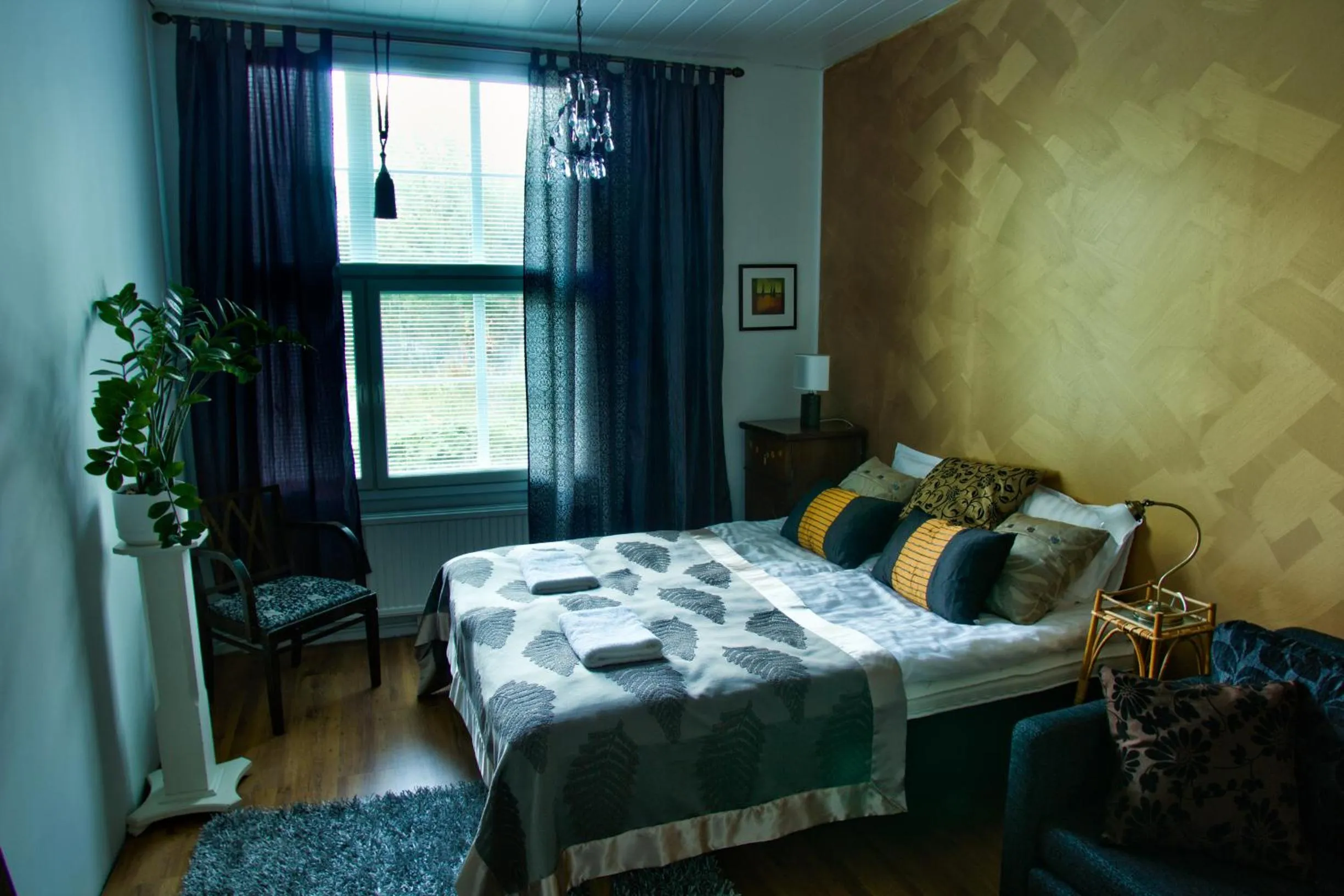 Bedroom, Bed in Salpalinjan Hovi