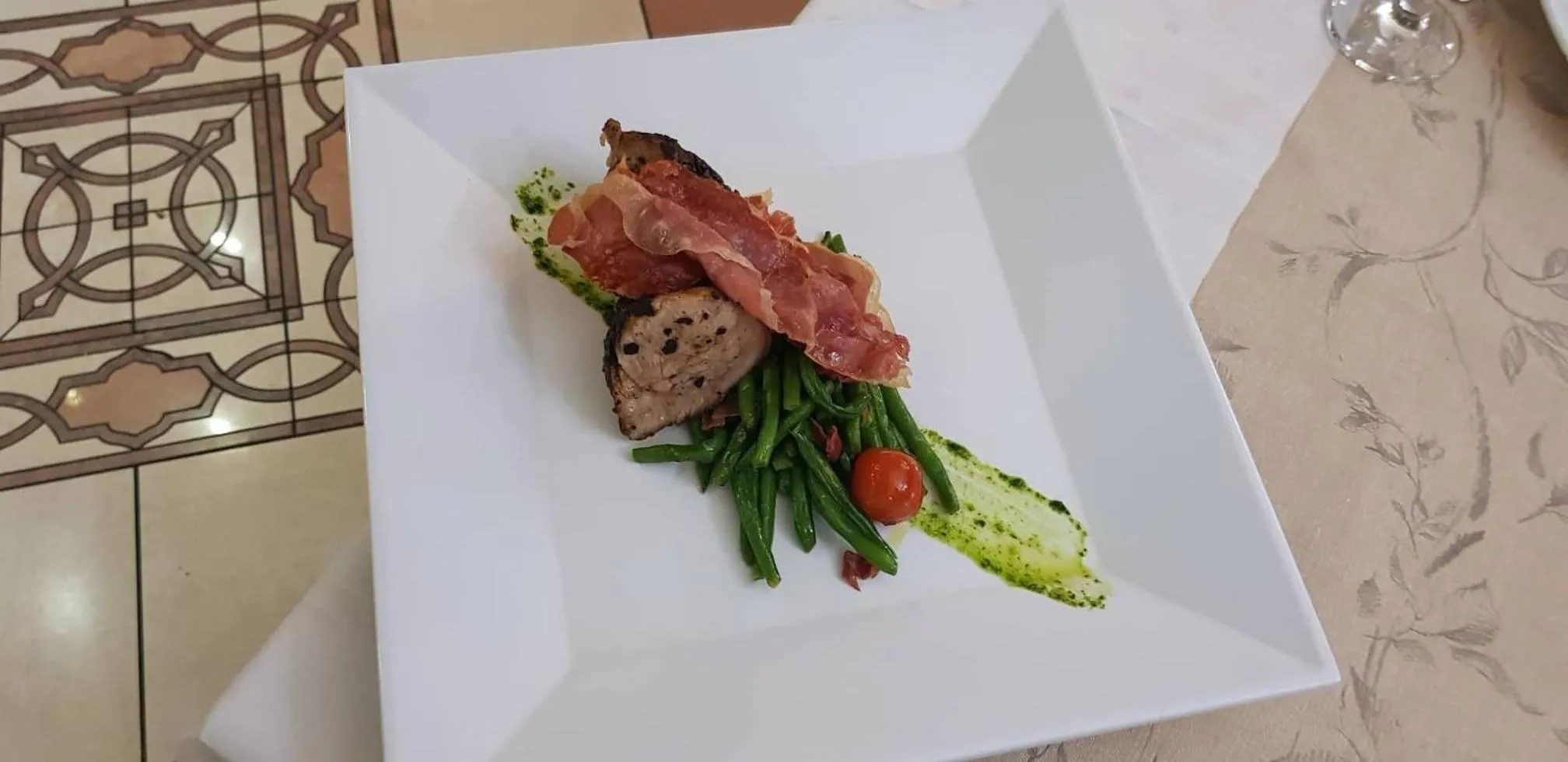 Food close-up in Hotel Barbakan