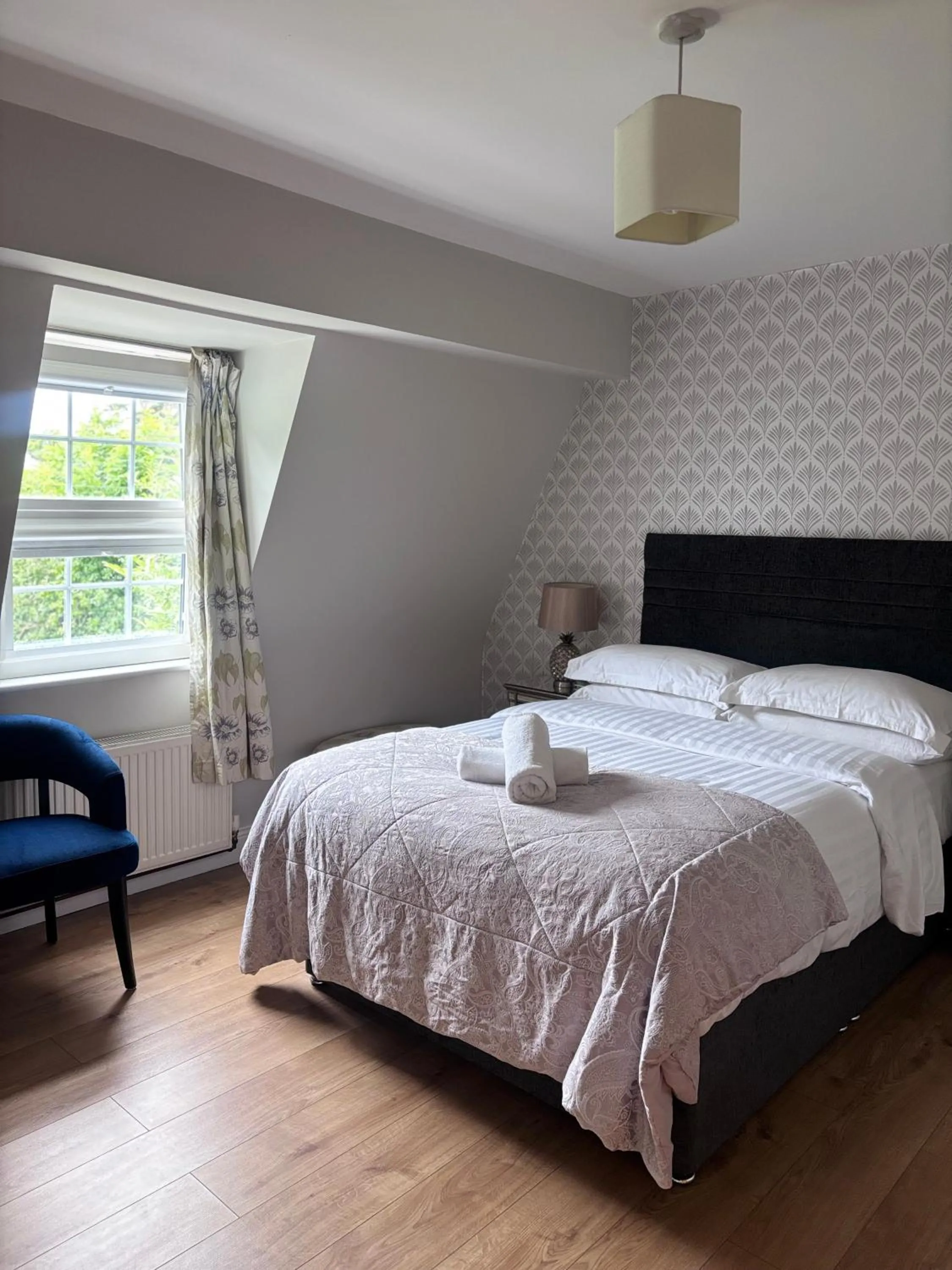 Bed in Beechwood House Accommodation