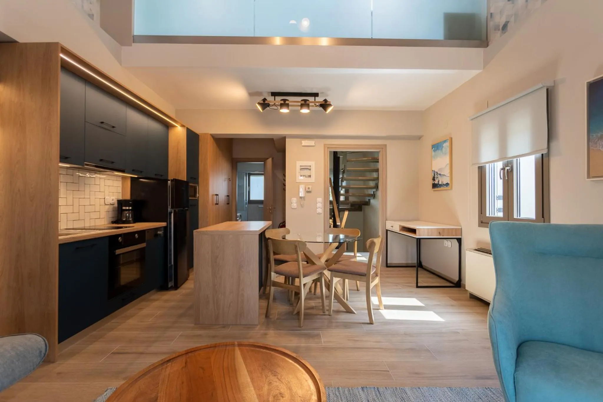 Kitchen or kitchenette in Akti Vigla Apartments