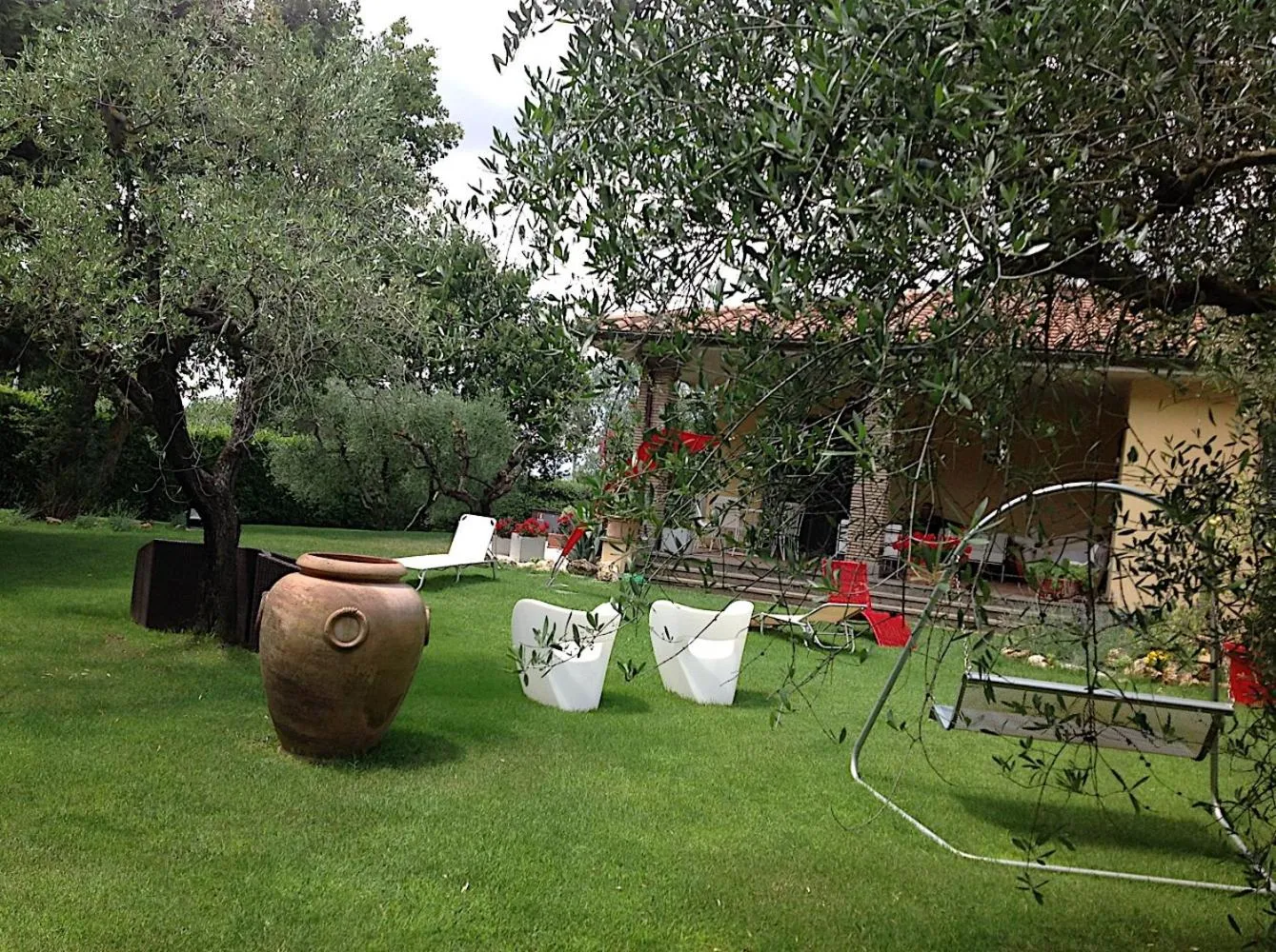 Patio in Bed and breakfast Ellera Viterbo