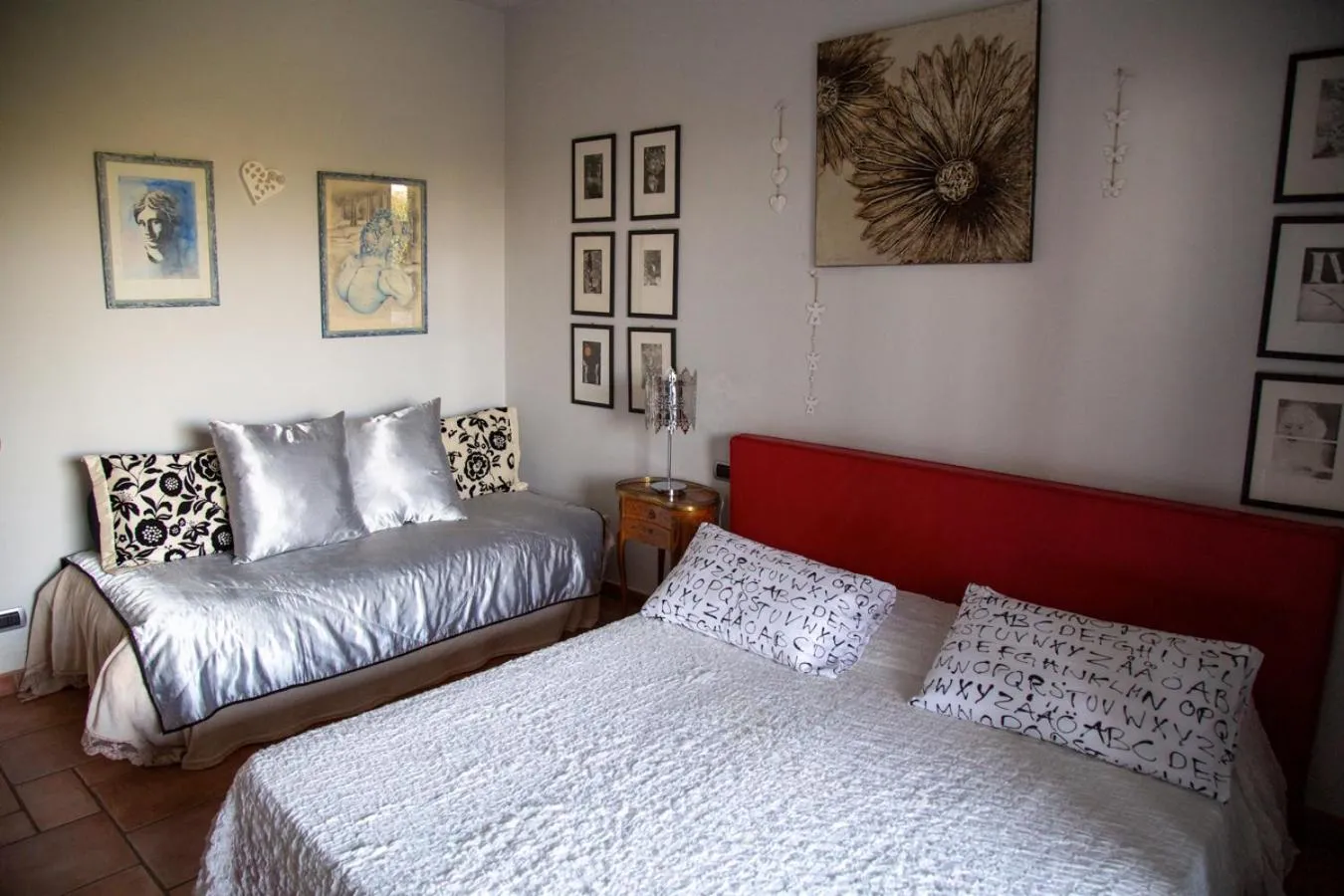 Bed in Bed and breakfast Ellera Viterbo