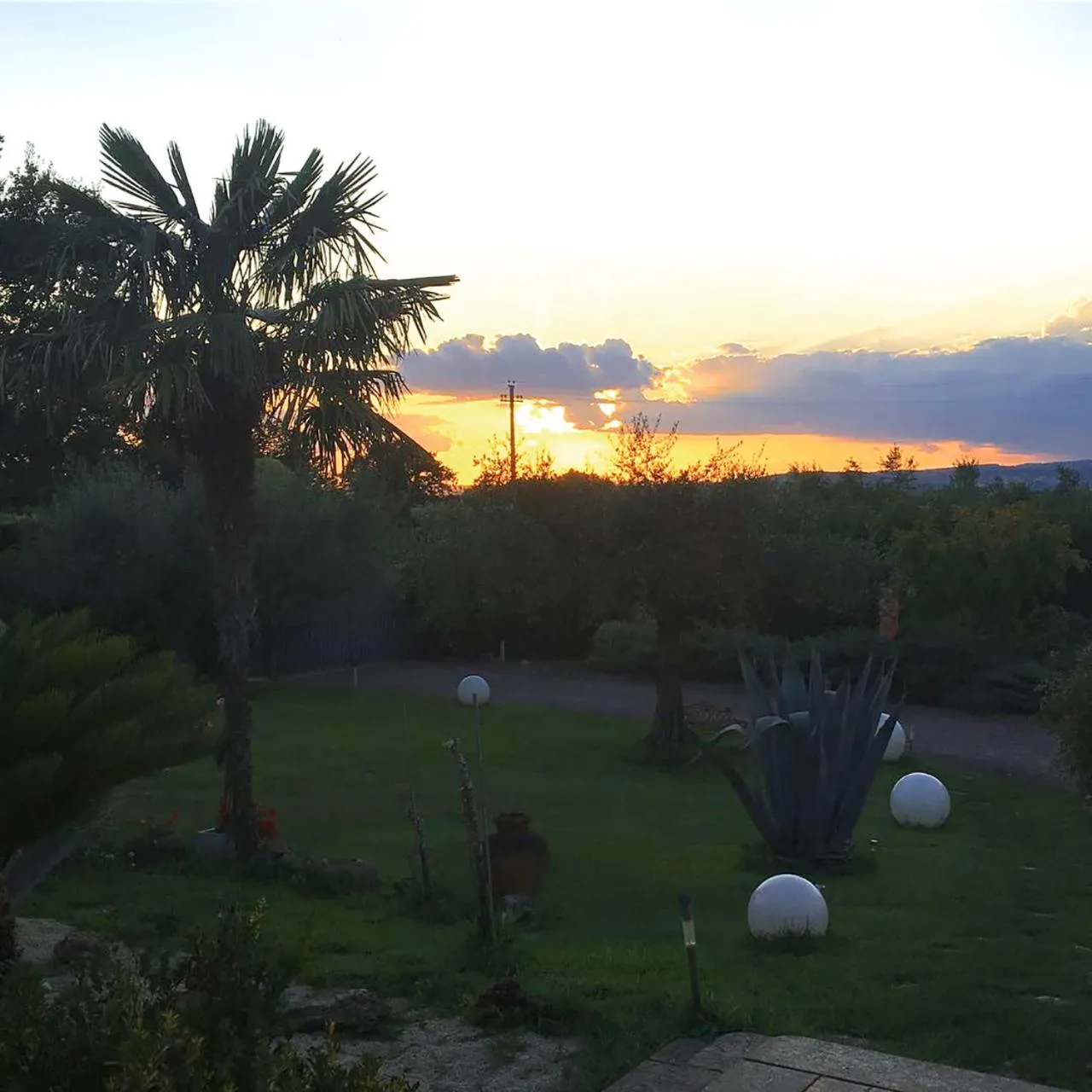 Patio in Bed and breakfast Ellera Viterbo