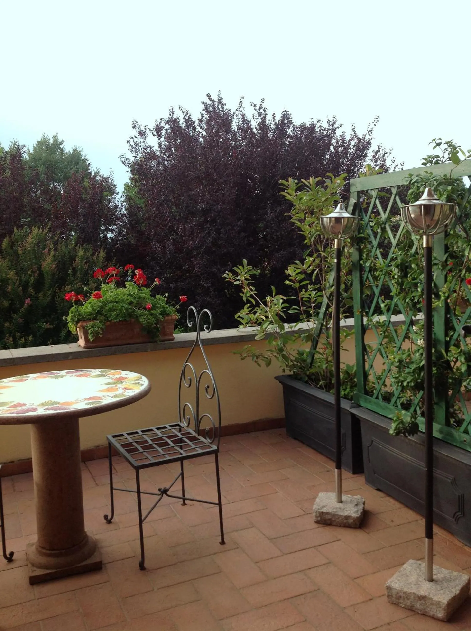 Balcony/Terrace in Bed and breakfast Ellera Viterbo