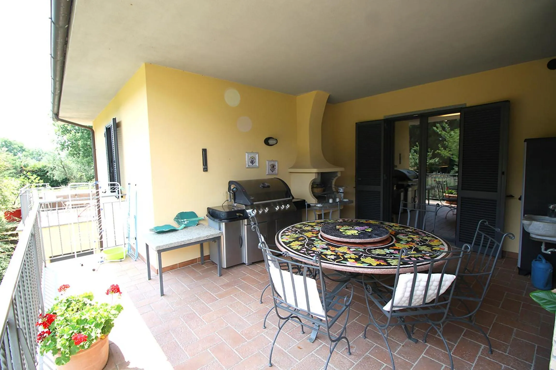BBQ facilities in Bed and breakfast Ellera Viterbo