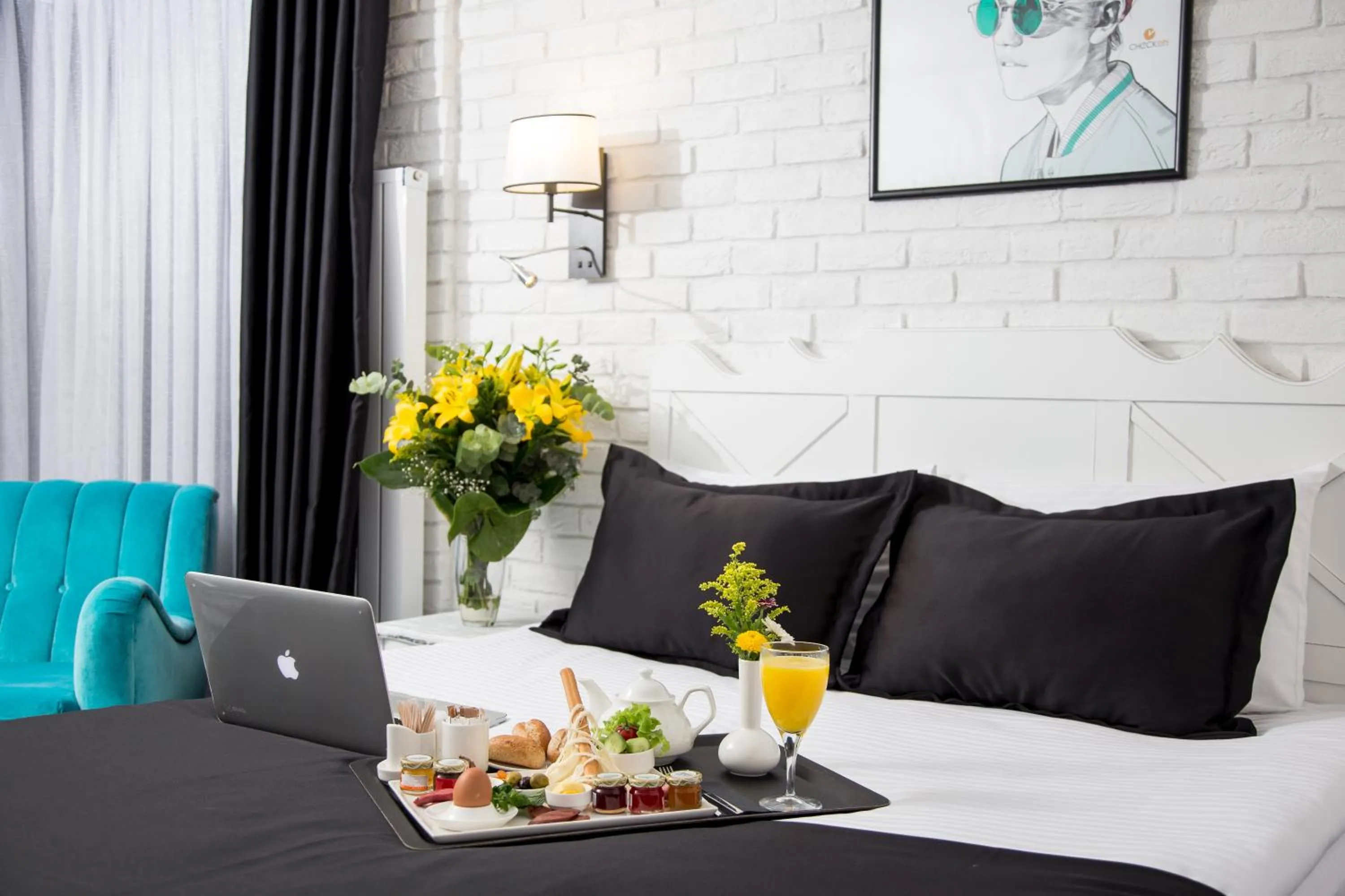 Bed in Check Inn Suite Hotel & SPA