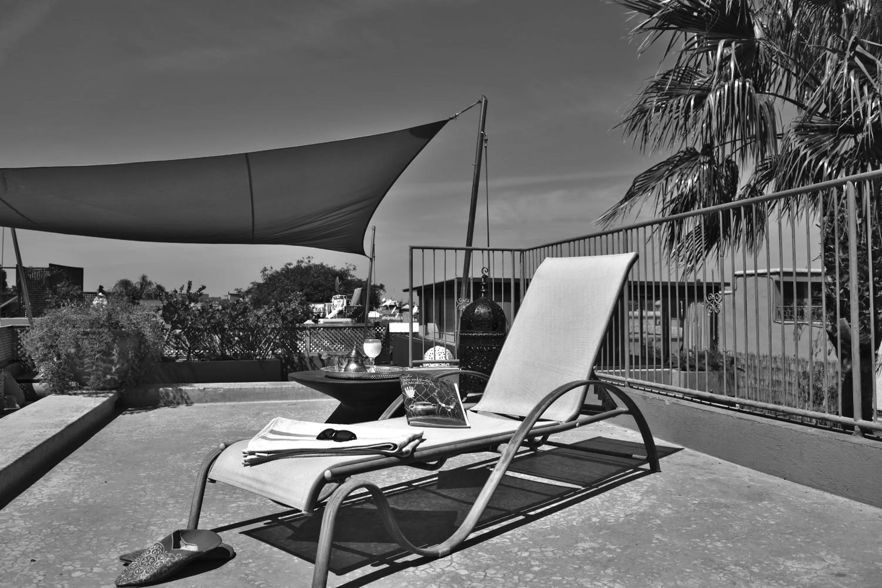 Patio in Riad L'Aziza