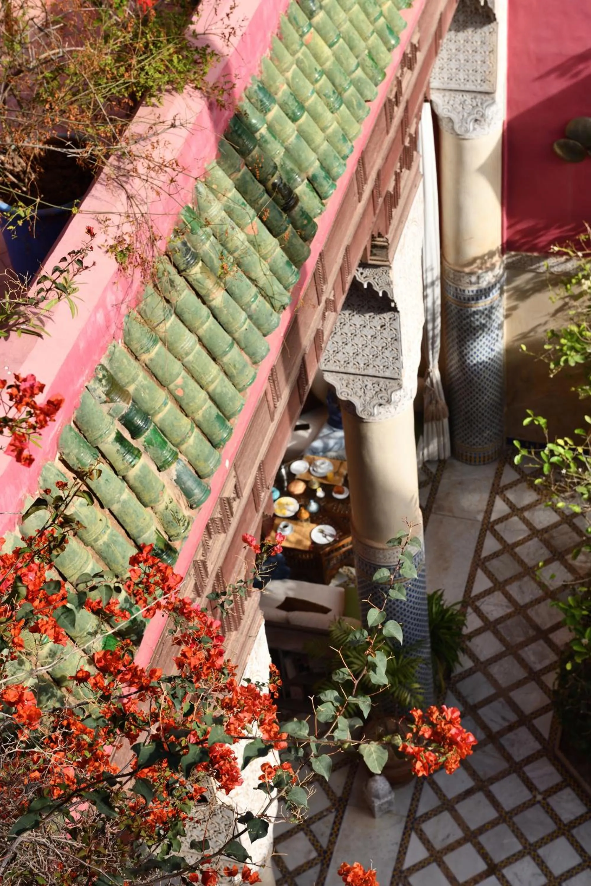 Patio in Riad L'Aziza