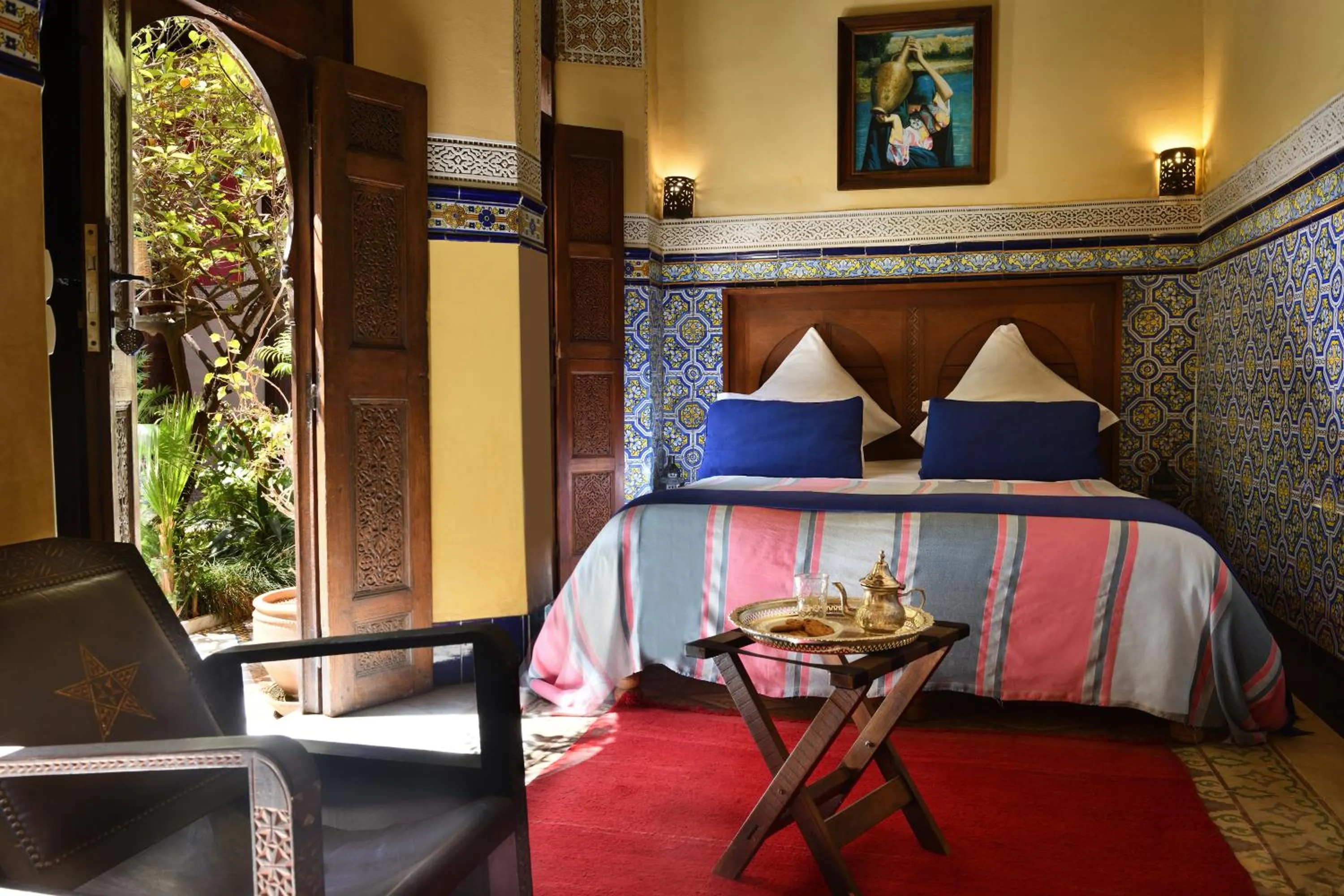 Bedroom, Bed in Riad L'Aziza
