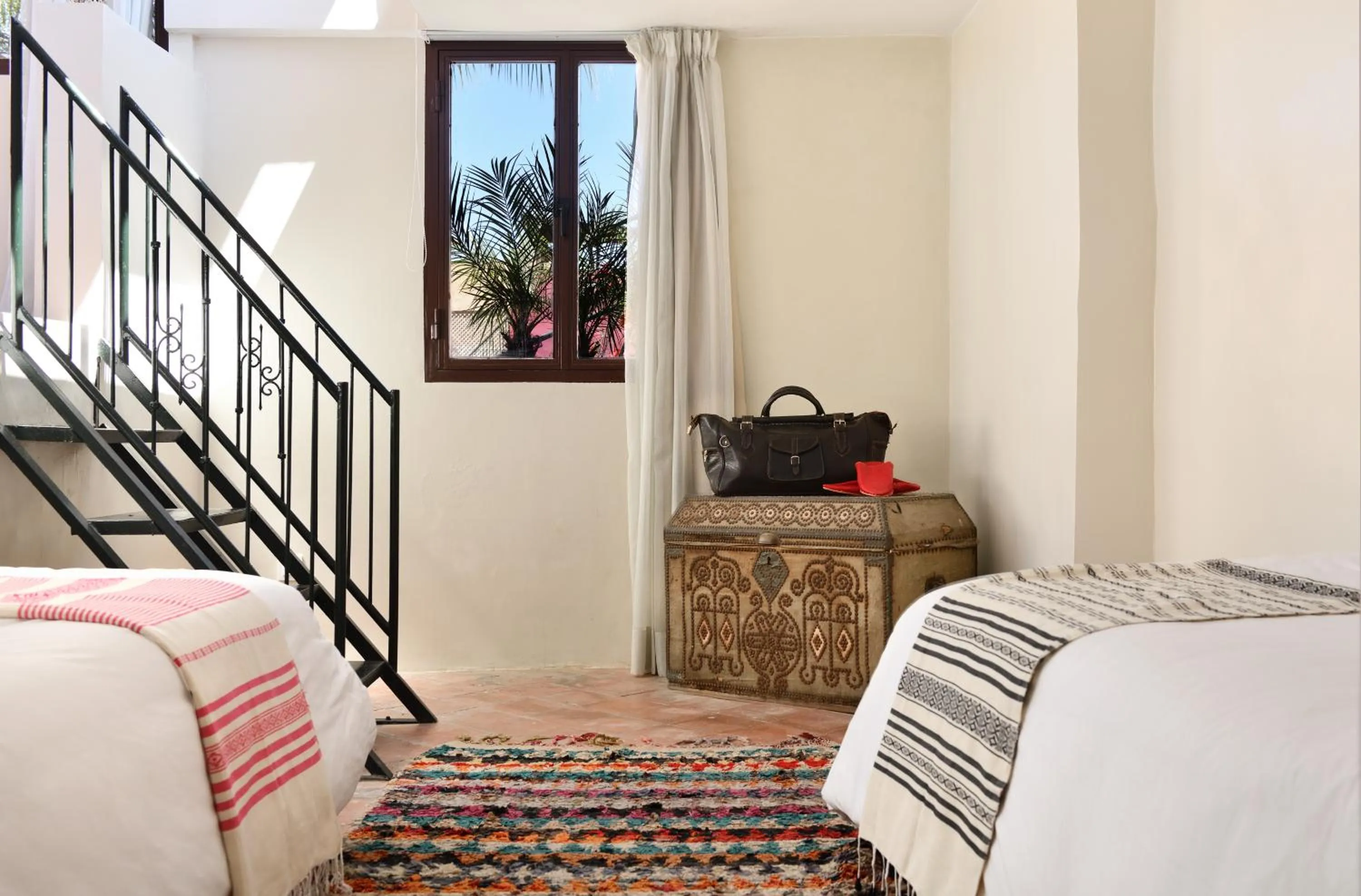 Bed in Riad L'Aziza