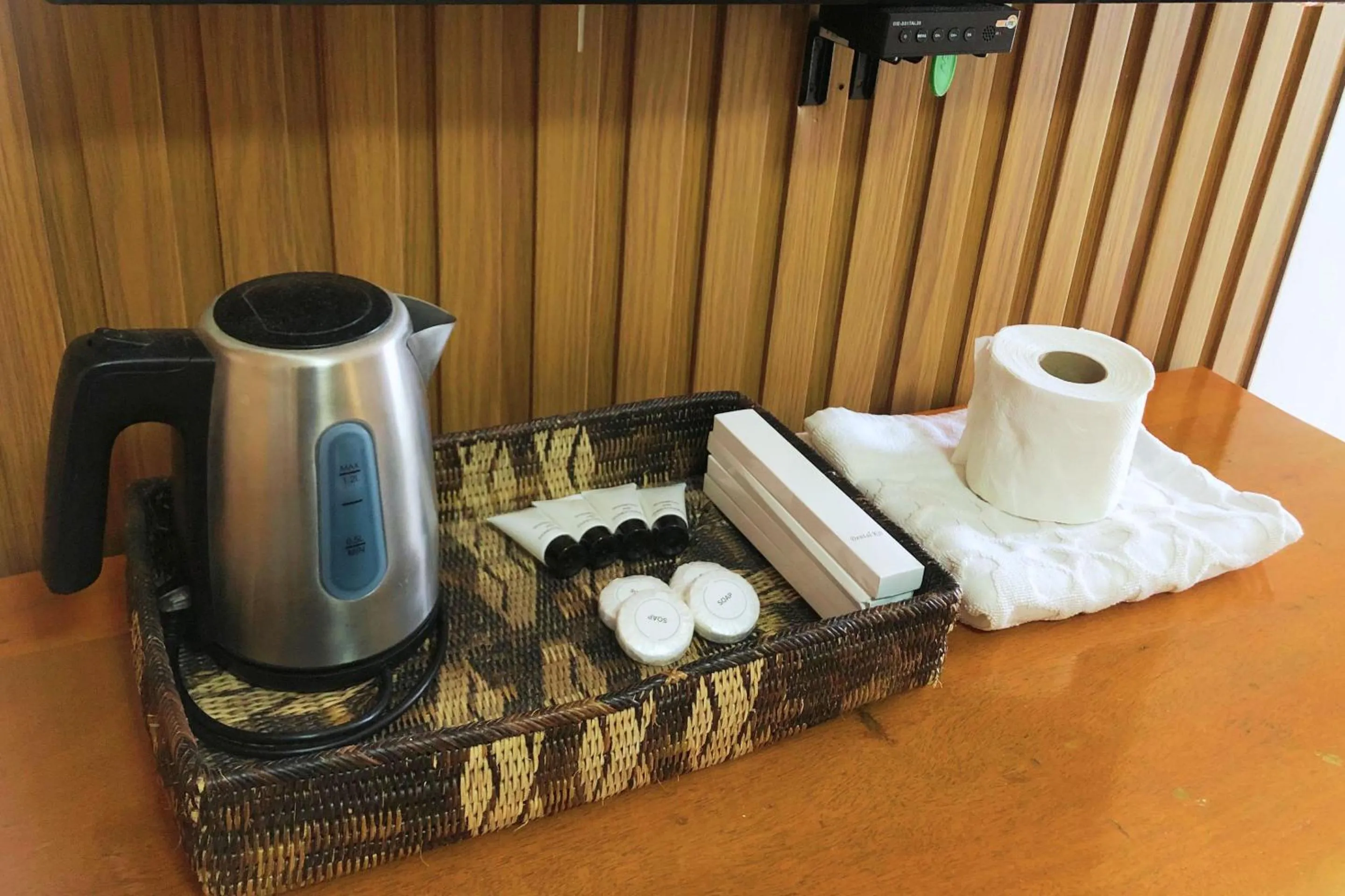 Coffee/tea facilities in Orient De Galera Beach Resort