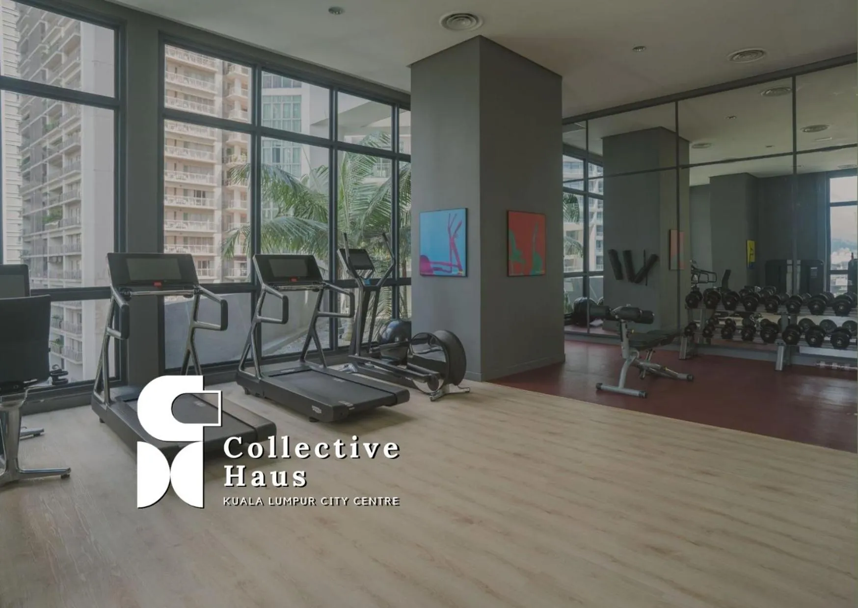 Fitness centre/facilities in The Mews KLCC Kuala Lumpur by Collective Haus