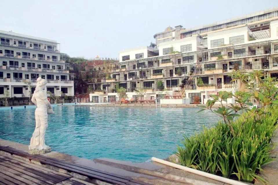 Pool view in Cikidang Resort