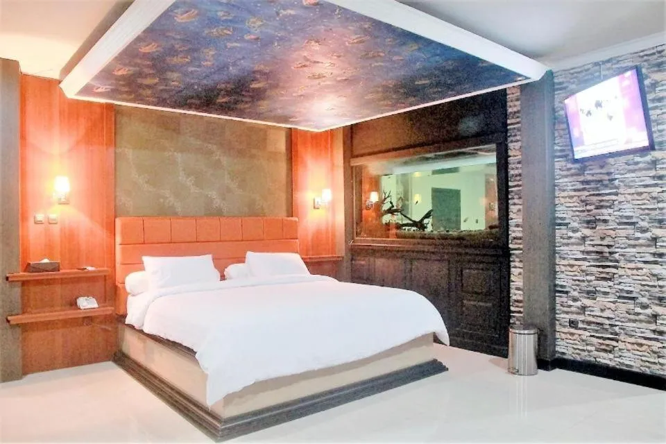 Bedroom, Bed in Cikidang Resort