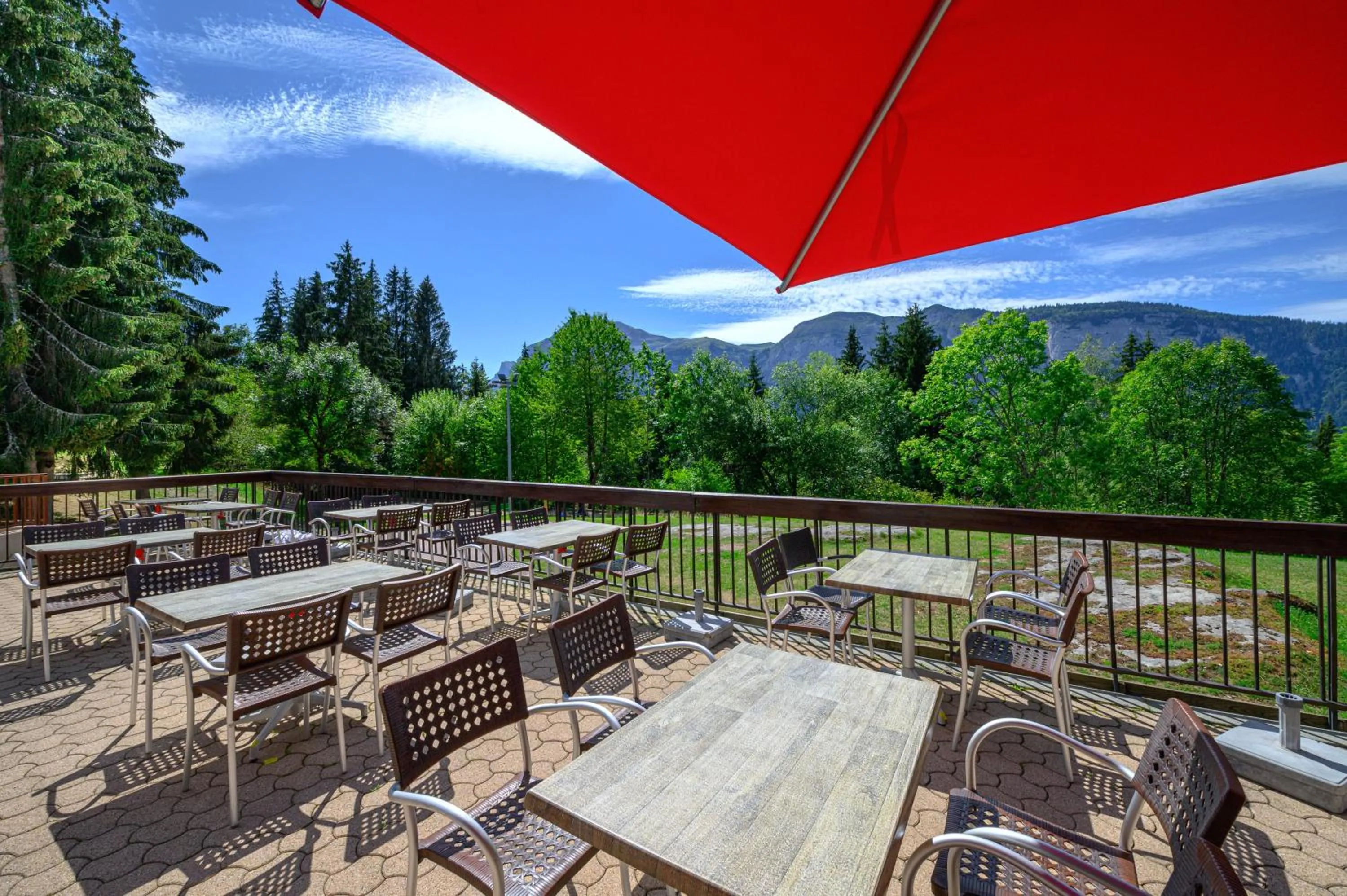 Patio in Village Club Les Tavaillons