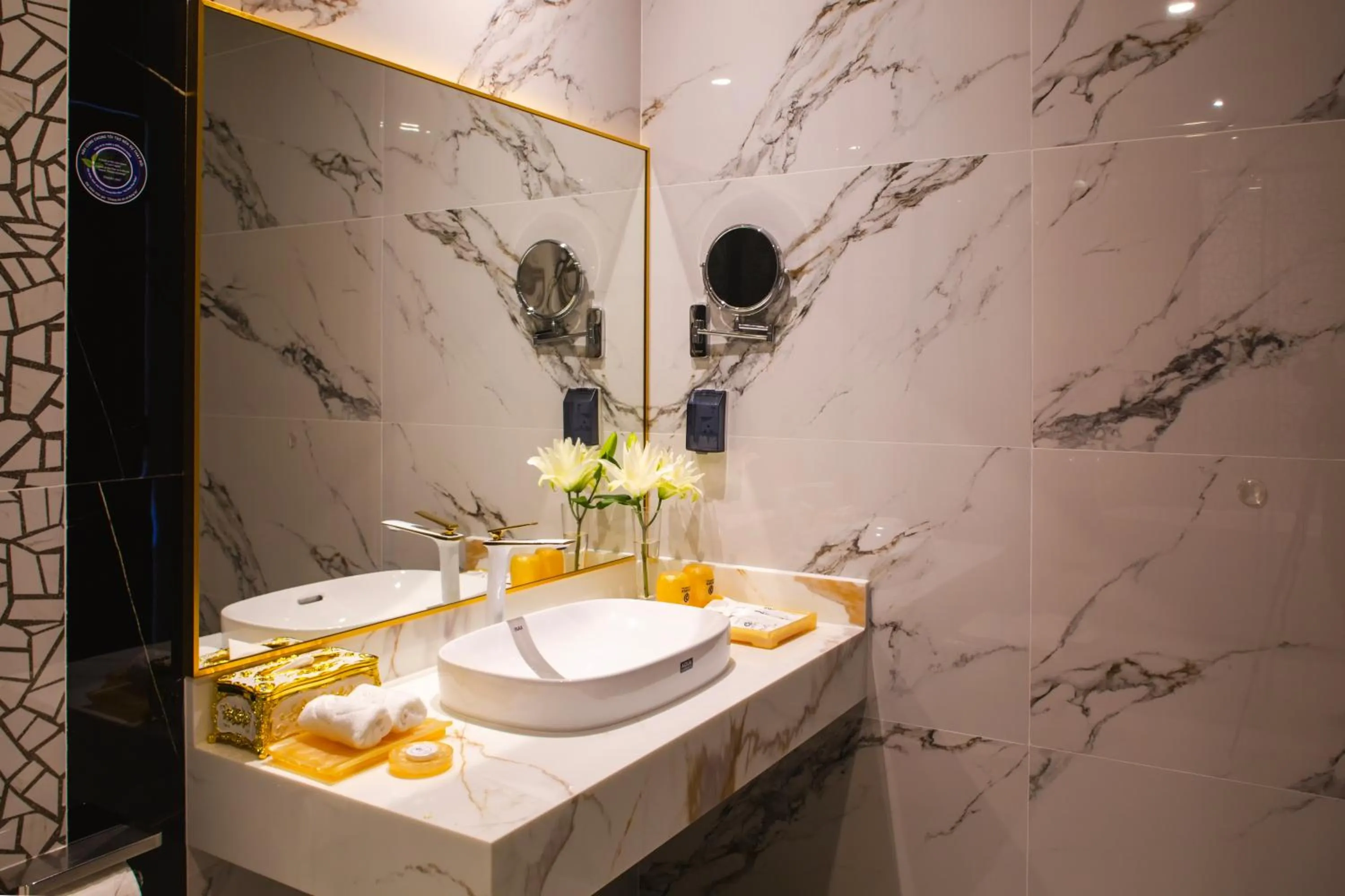 Bathroom in SANDALS AQUILA HOTEL