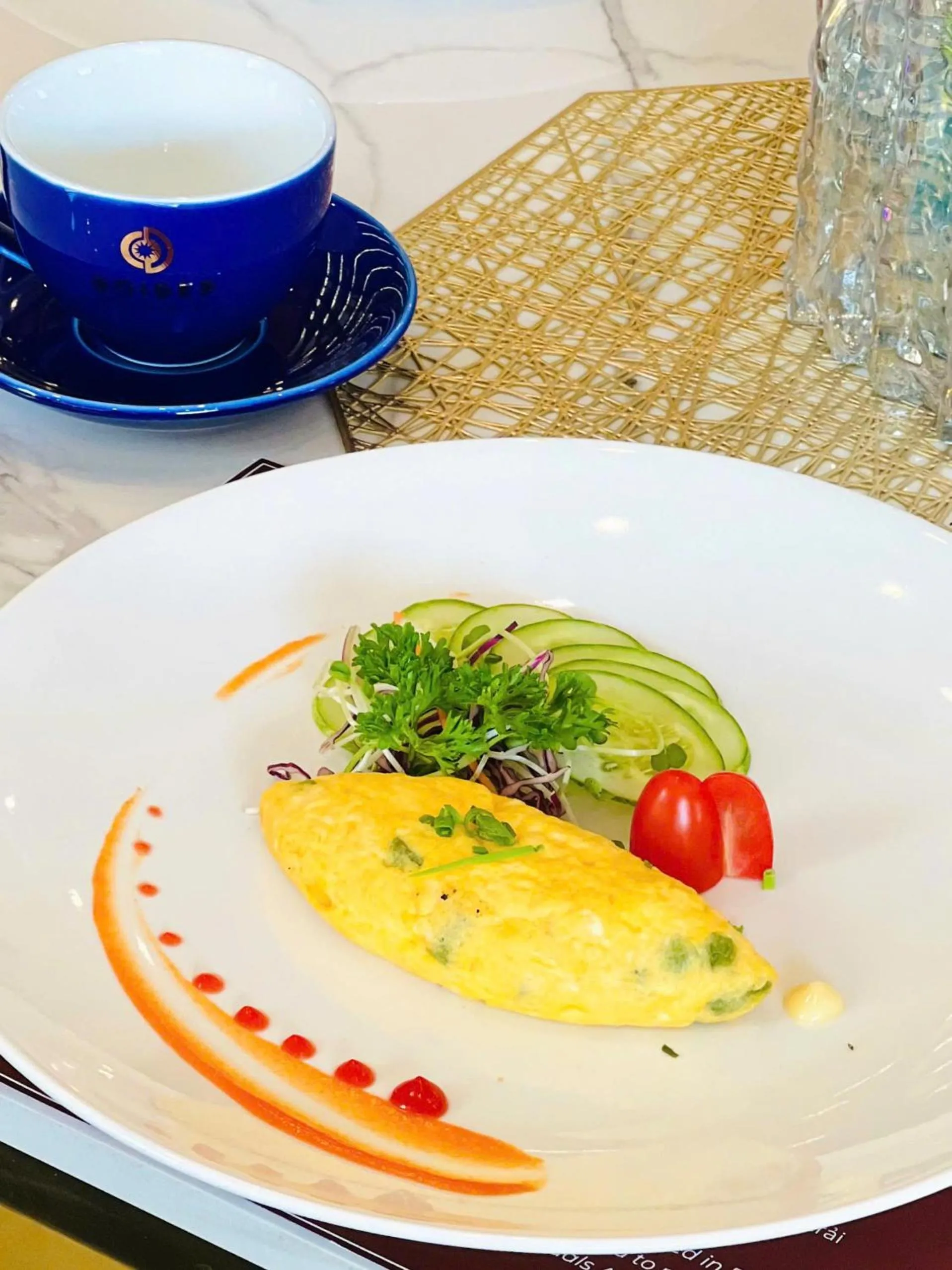 Breakfast in SANDALS AQUILA HOTEL