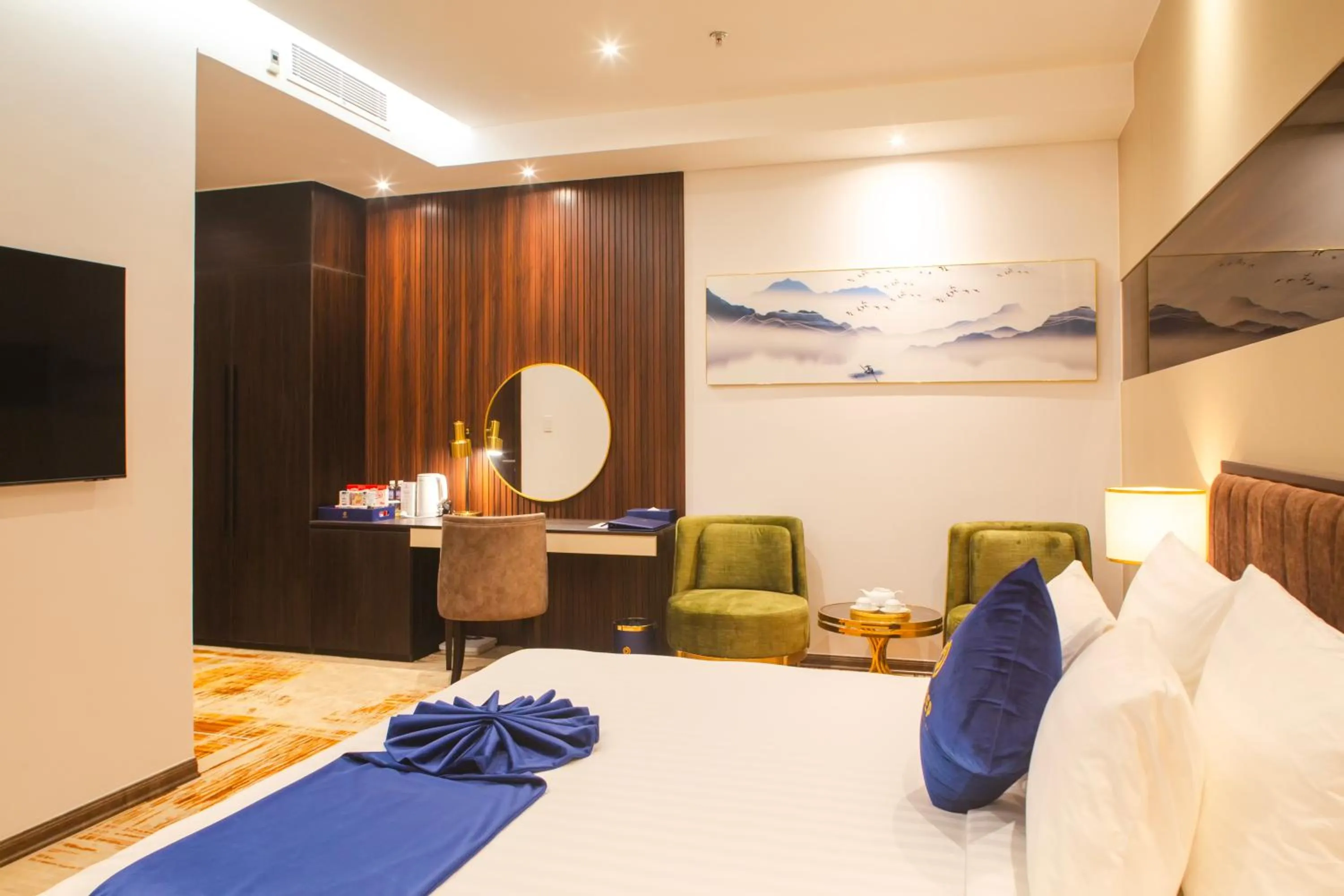 Bed in SANDALS AQUILA HOTEL