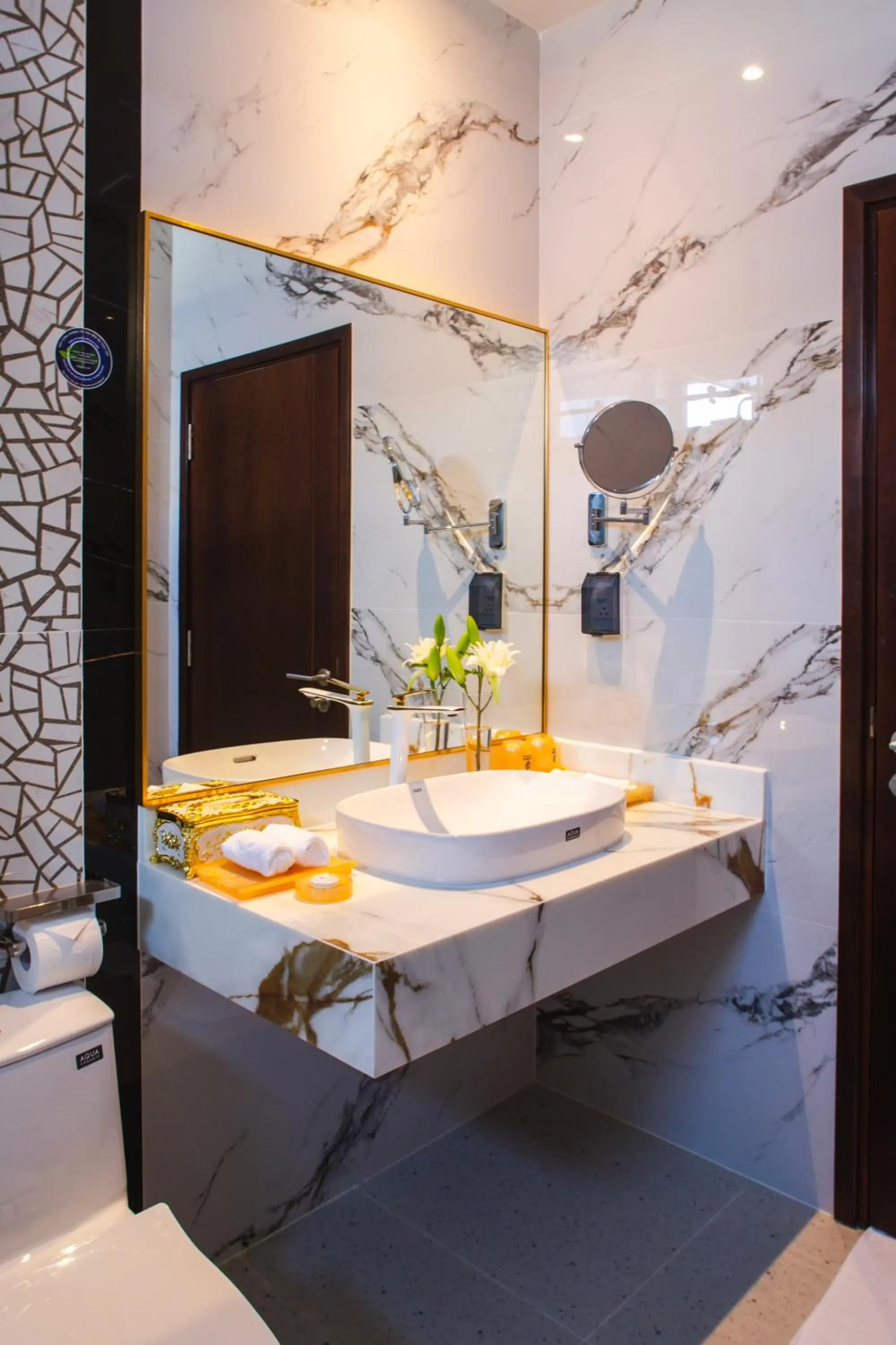 Bathroom in SANDALS AQUILA HOTEL