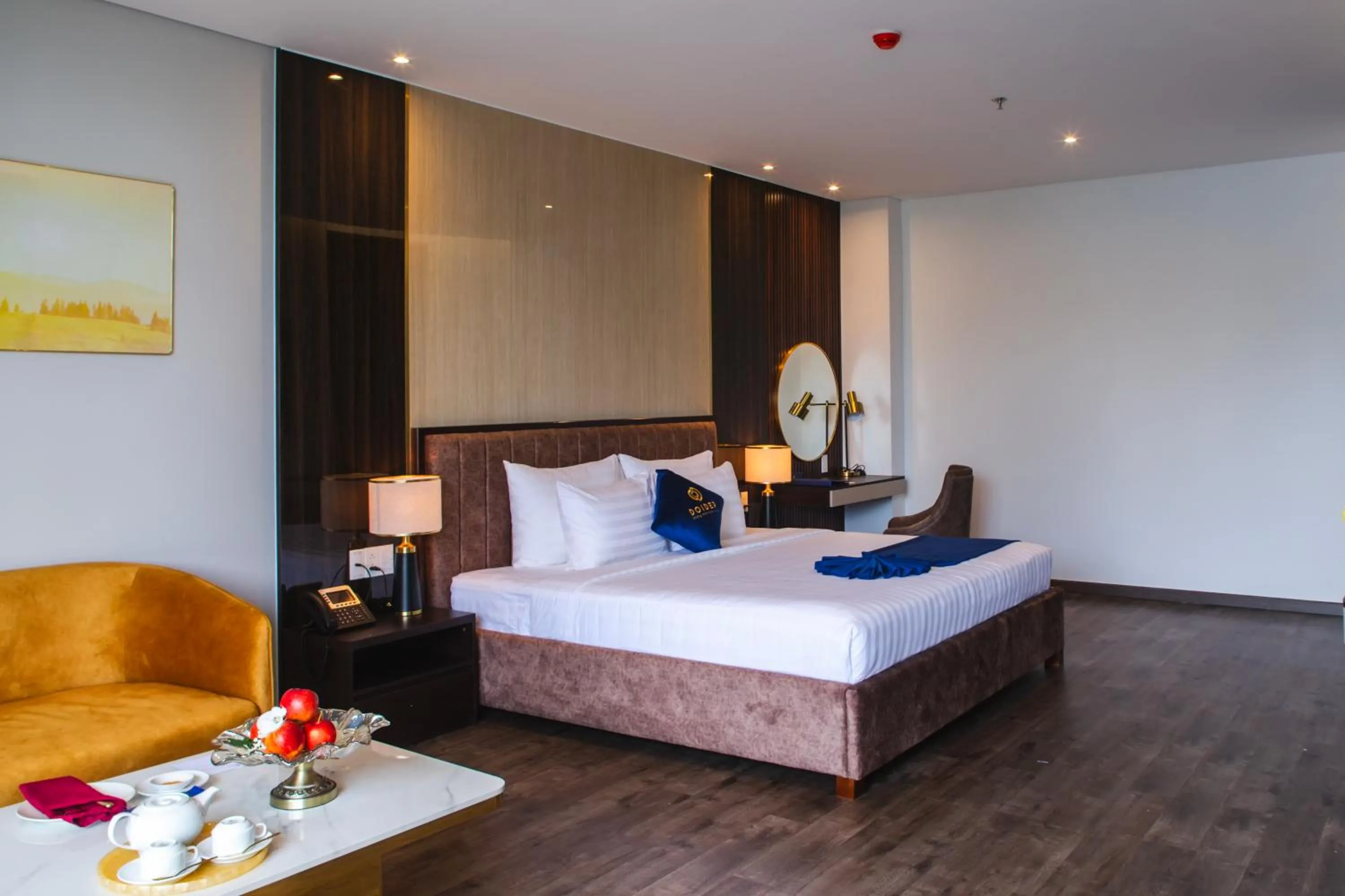 Bed in SANDALS AQUILA HOTEL