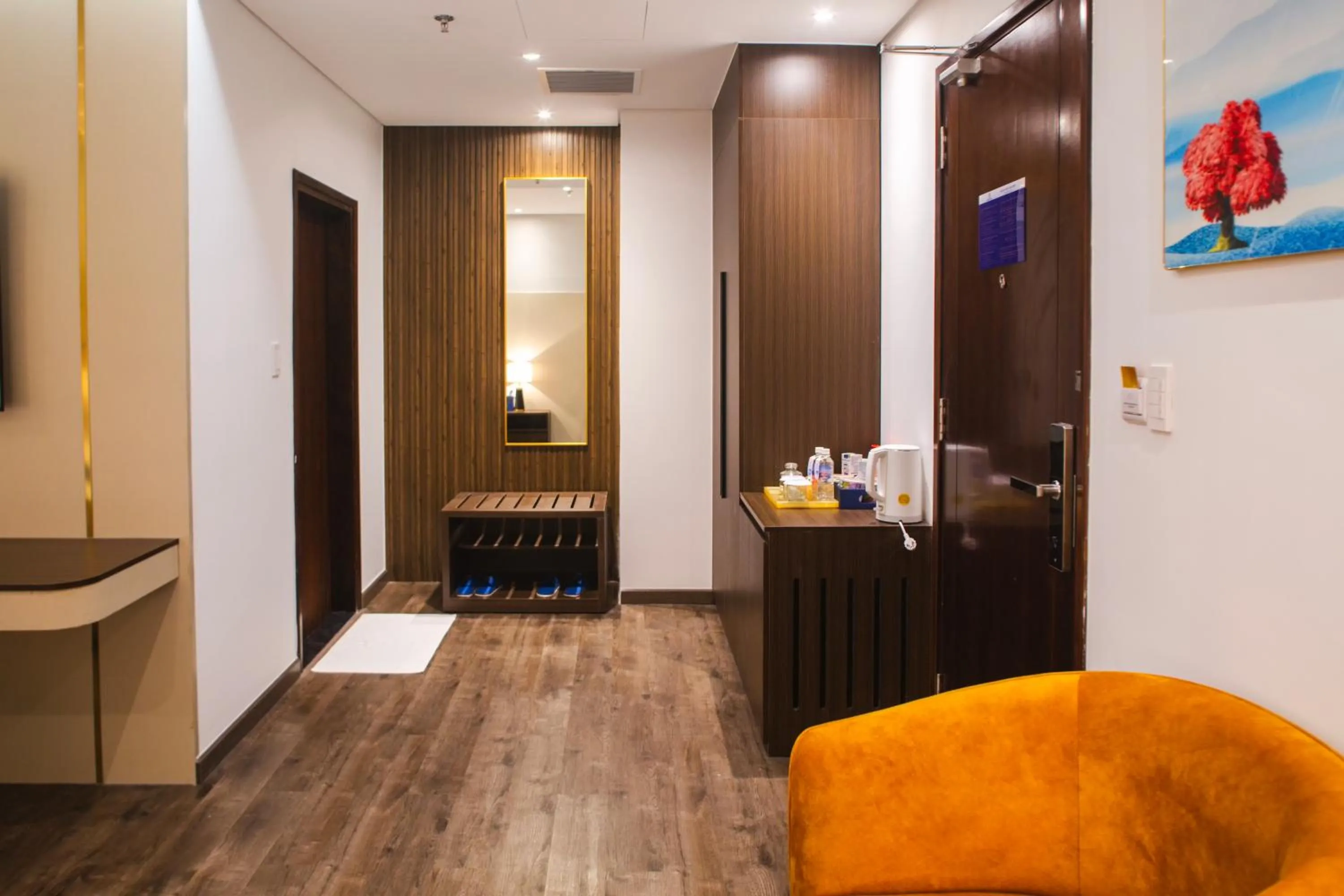 Living room in SANDALS AQUILA HOTEL