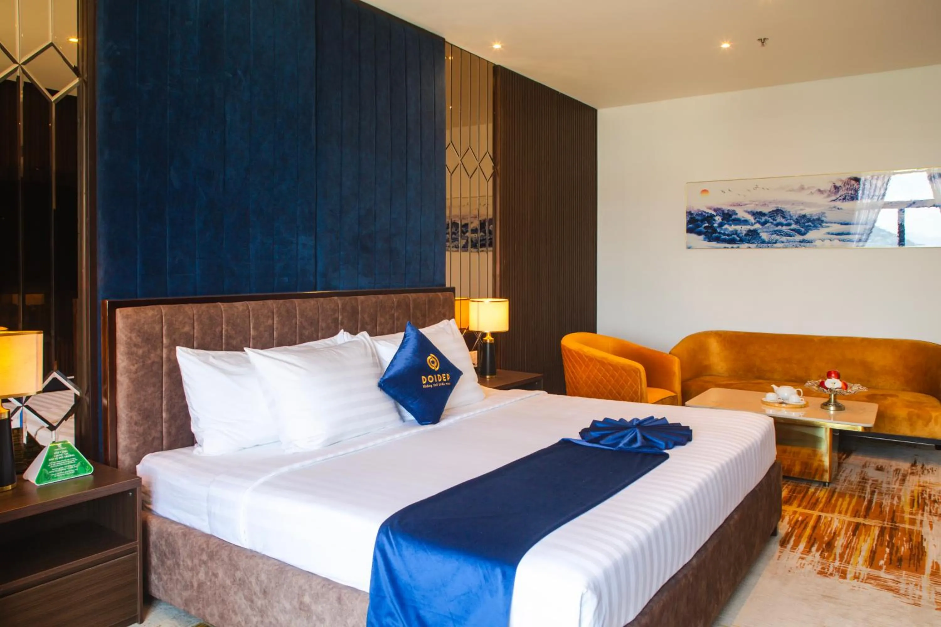 Bed in SANDALS AQUILA HOTEL