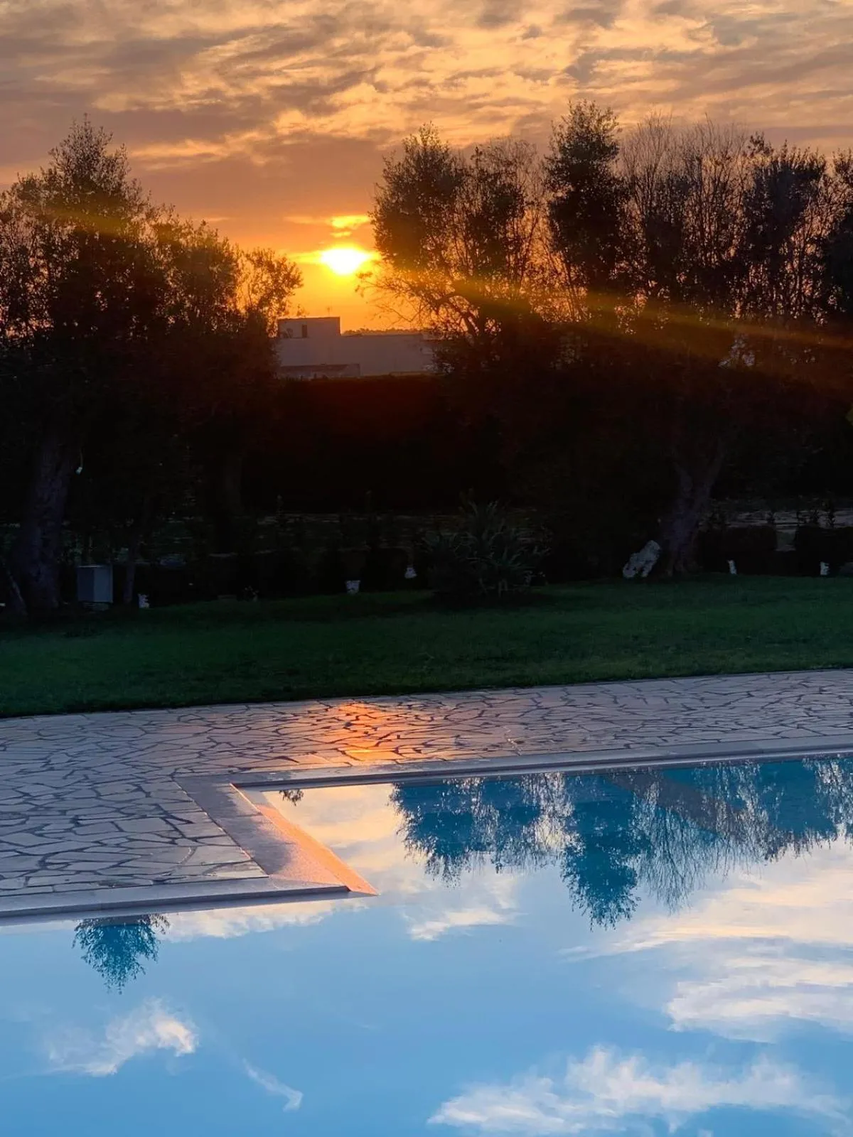 Swimming pool in Tenuta Cursano