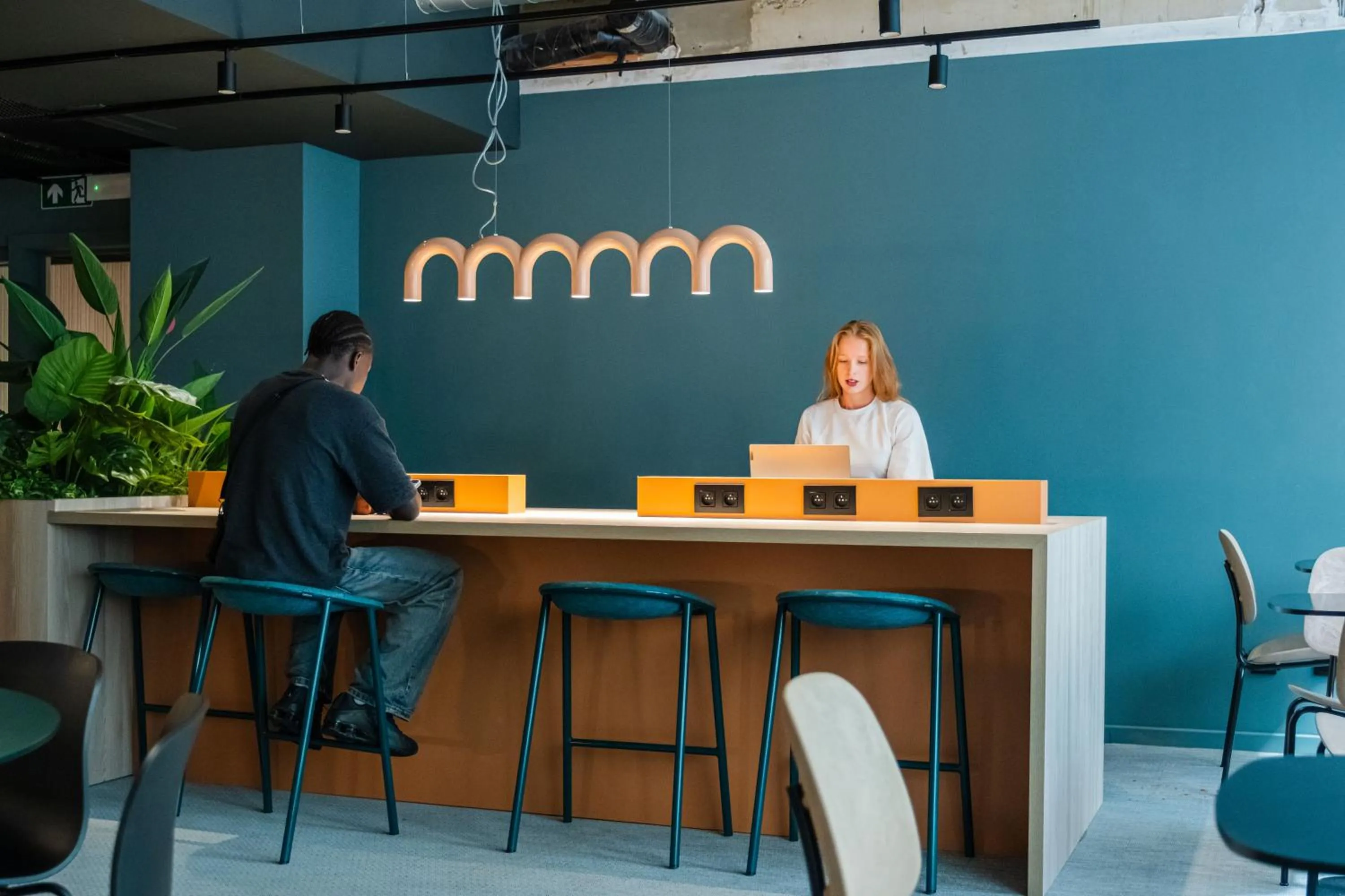 Seating area in Citybox Brussels Centre Louise