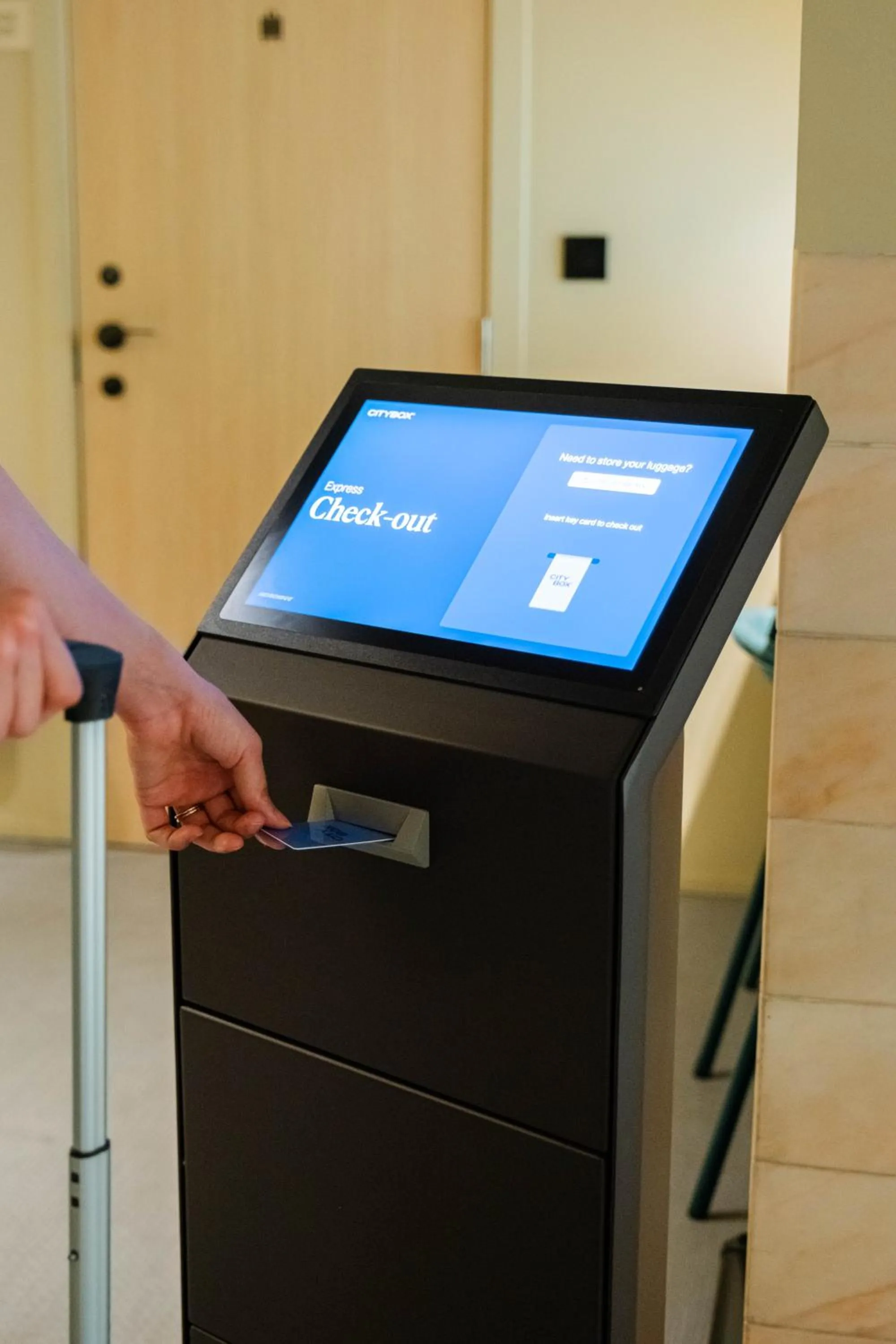 Lobby or reception in Citybox Brussels Centre Louise