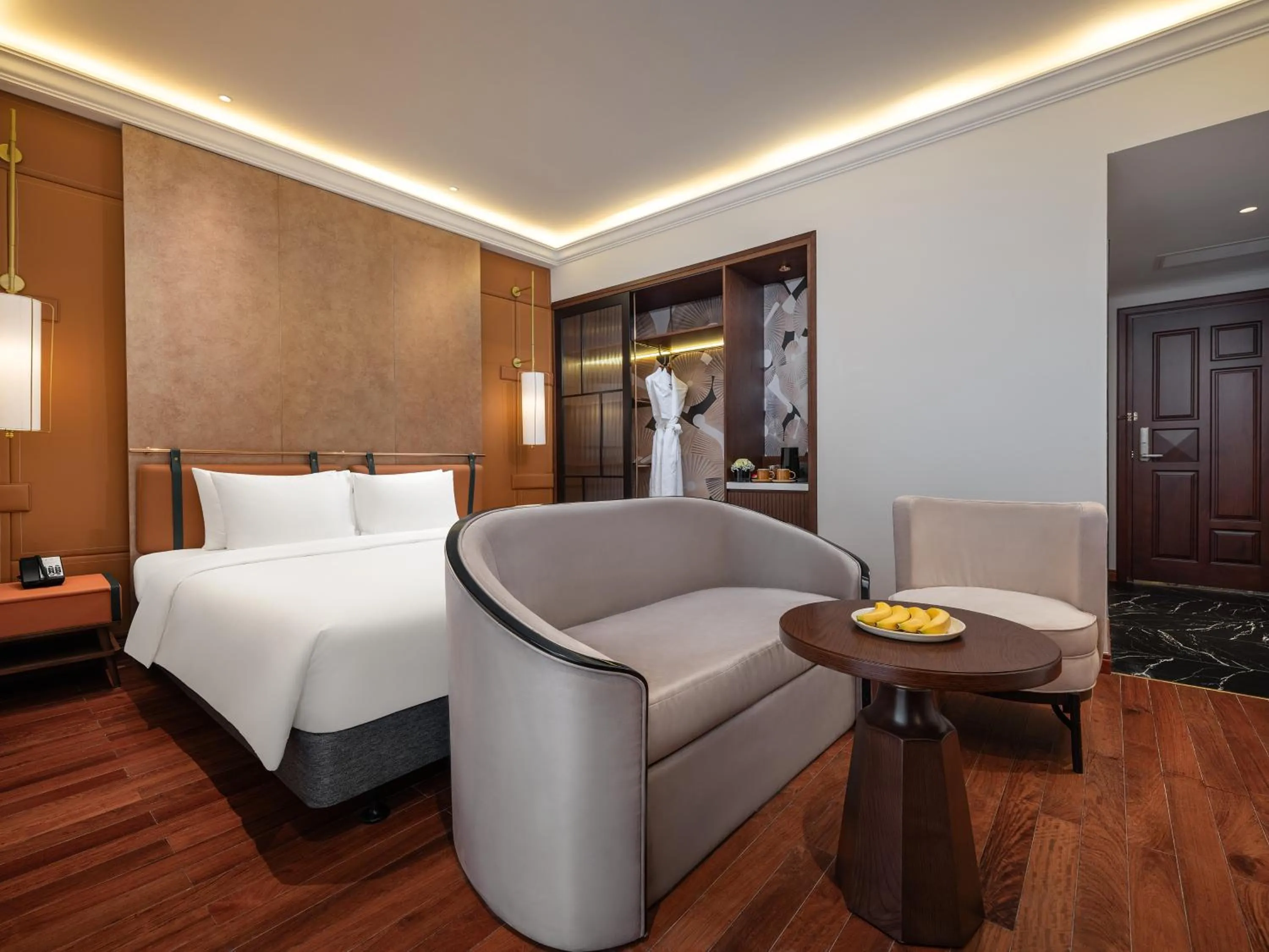 Bed in Minerva Premium Hotel