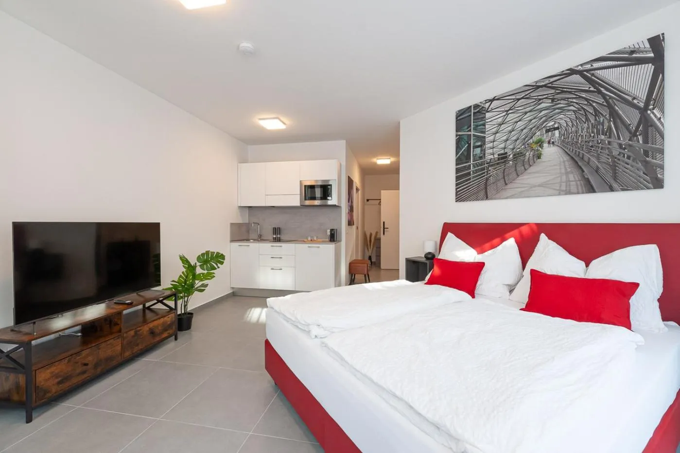 Bed in Grazora Living Apartments