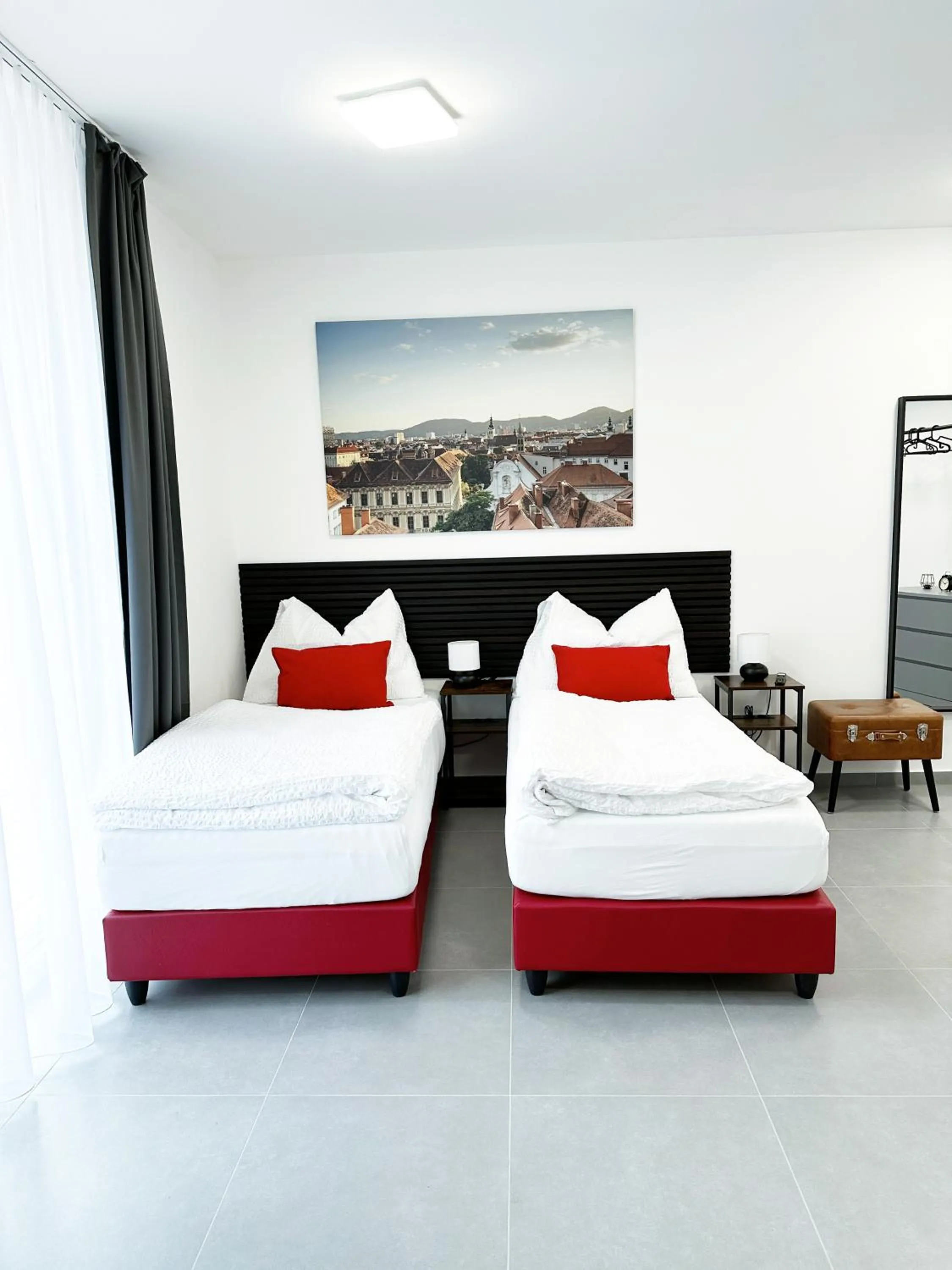 Bedroom, Bed in Grazora Living Apartments
