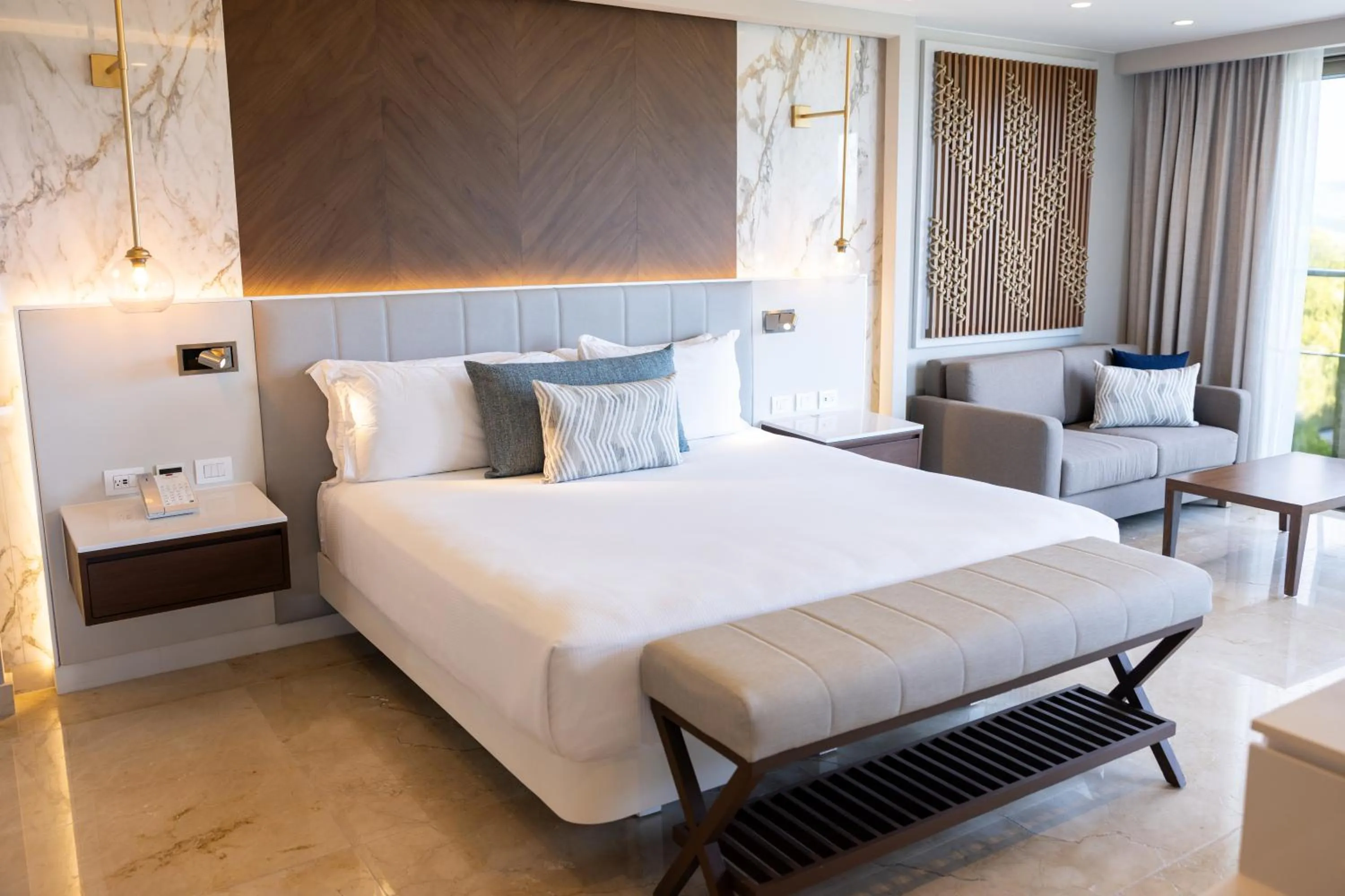 Bed in Royalton Riviera Cancun, An Autograph Collection All-Inclusive Resort & Casino