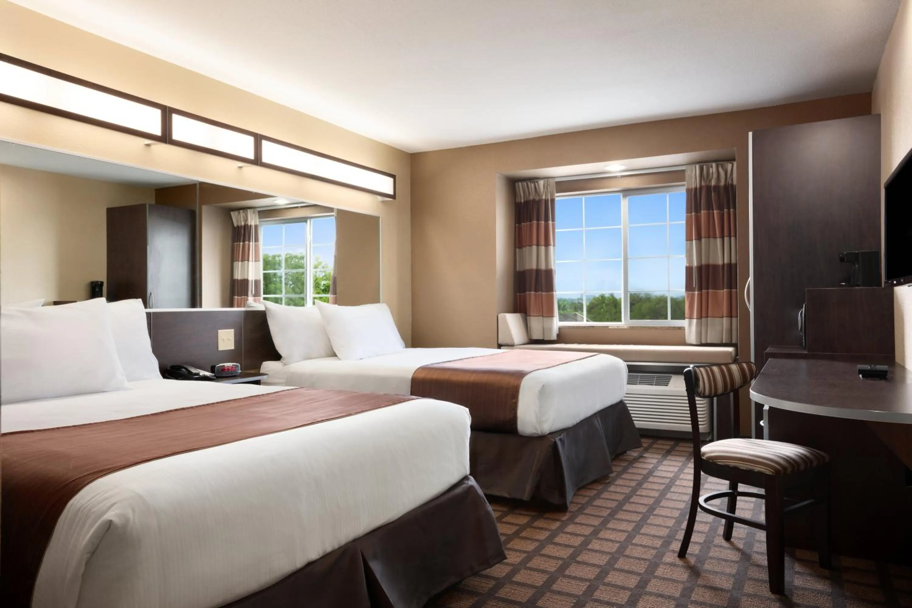 Photo of the whole room, Bed in Microtel Inn & Suites by Wyndham