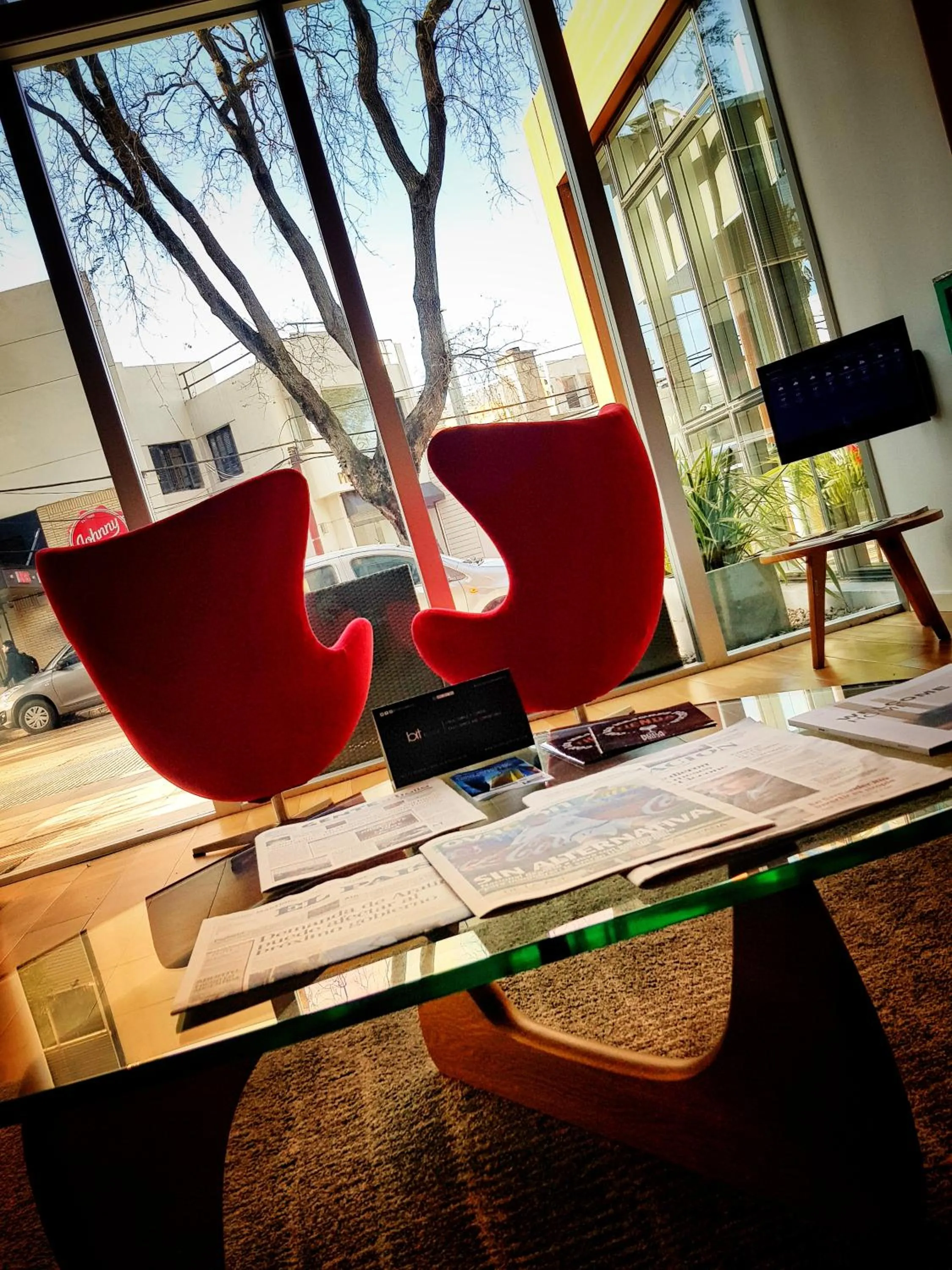 Lobby or reception in BIT Design Hotel