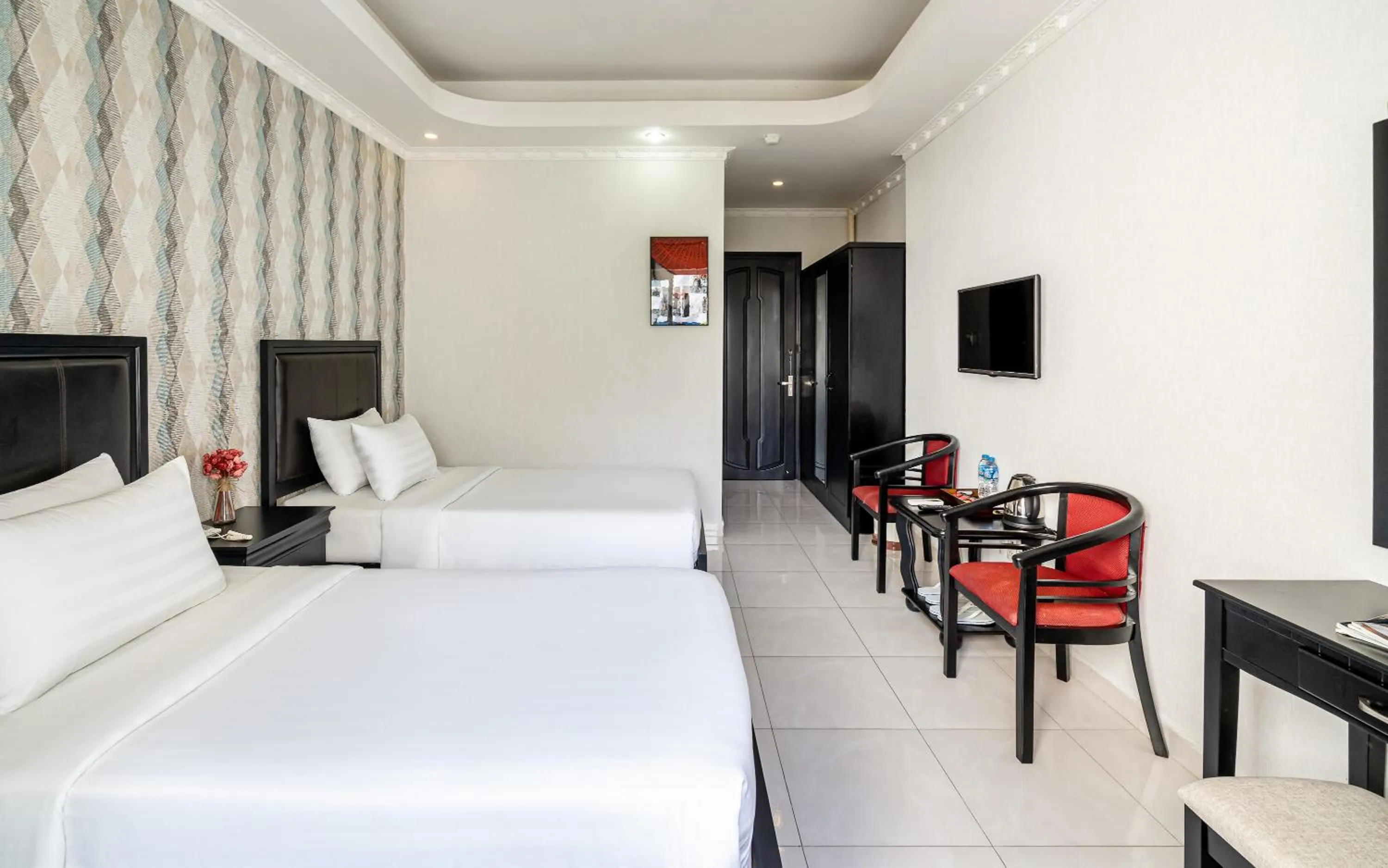 Bed in La Casona Boutique Hotel